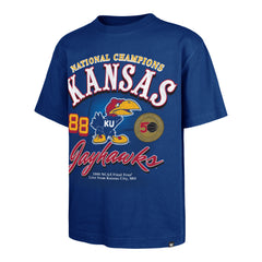 KANSAS JAYHAWKS RAH RAH '47 FOUNDATION TEE ROYAL