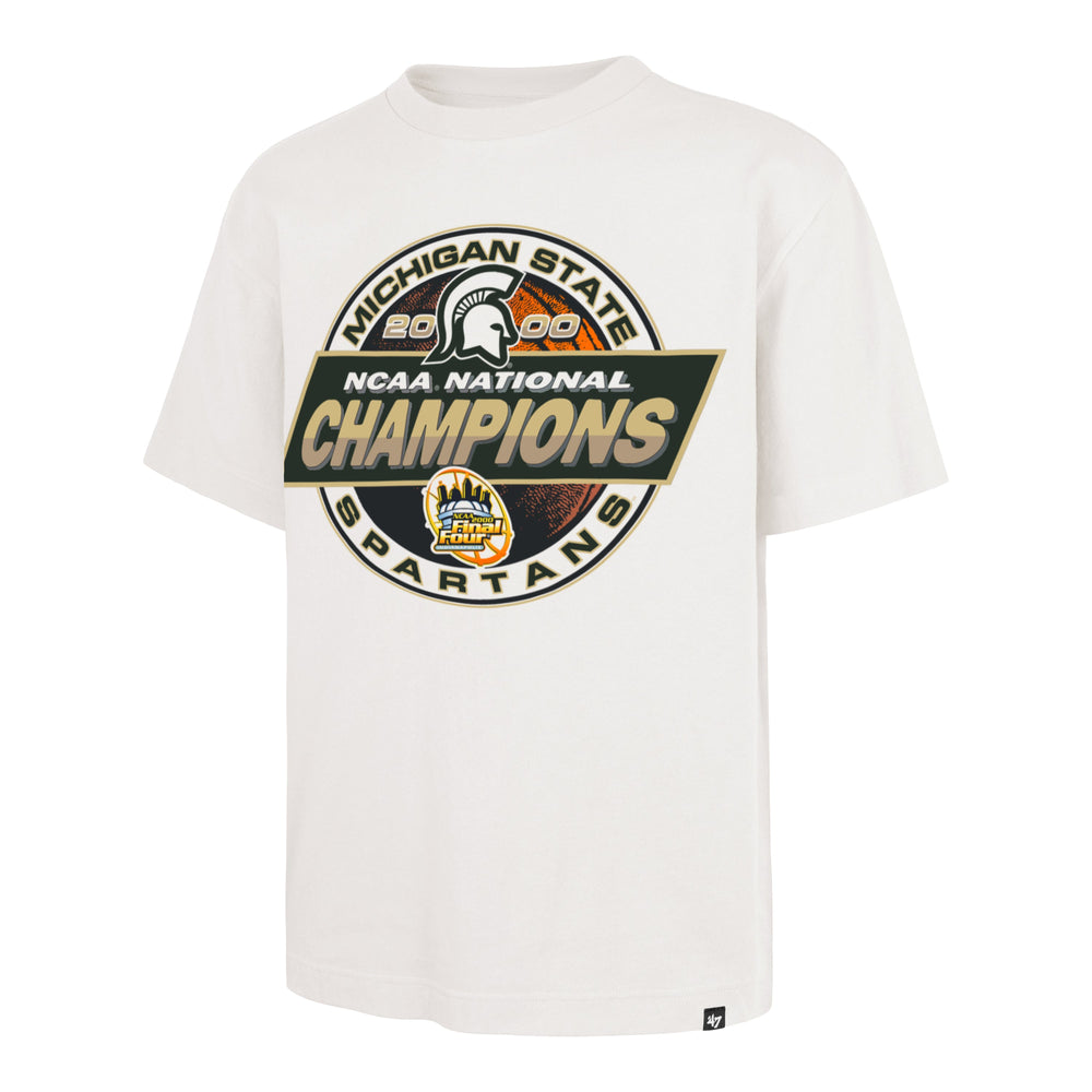 MICHIGAN STATE SPARTANS SHOWCASE GLOSS '47 FOUNDATION TEE SANDSTONE