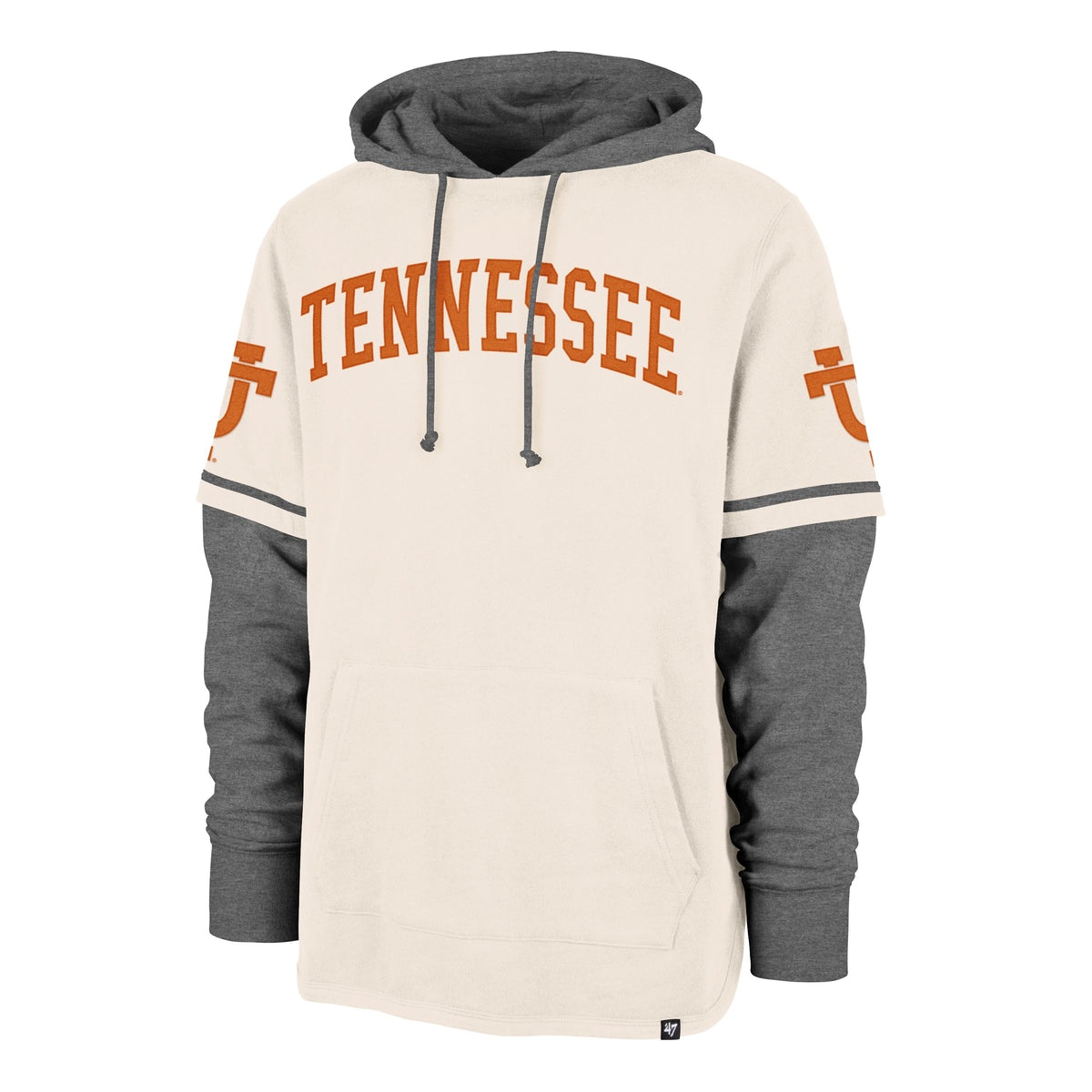 TENNESSEE VOLUNTEERS VINTAGE TRIFECTA '47 SHORTSTOP PULLOVER HOOD CREAM
