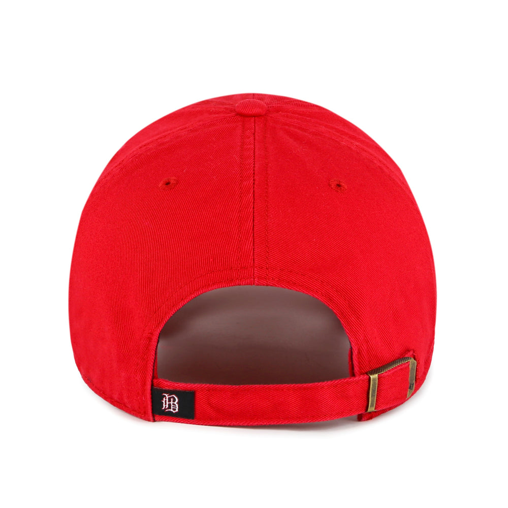 BIRMINGHAM BARONS SCRIPT '47 CLEAN UP RED