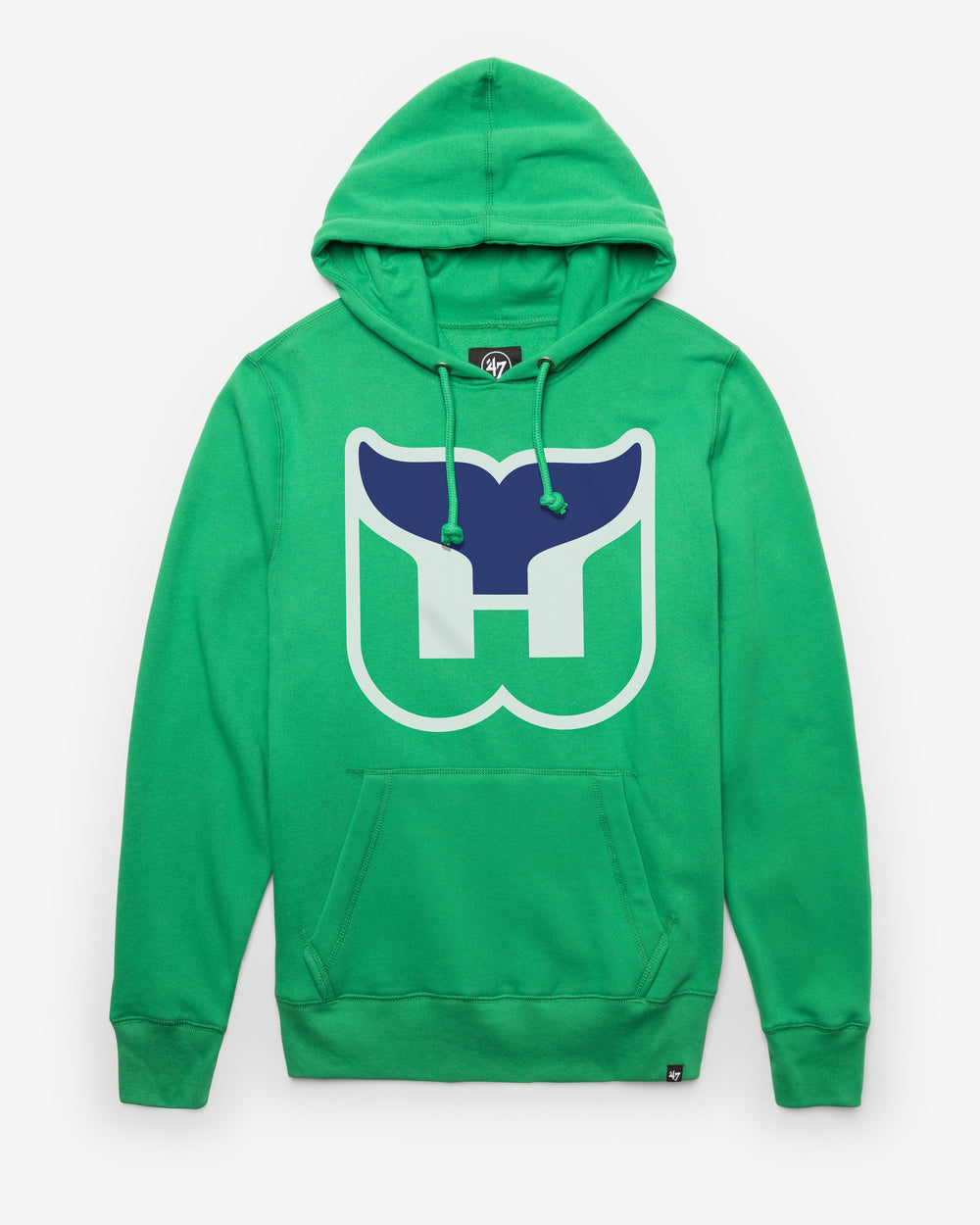 HARTFORD WHALERS VINTAGE IMPRINT '47 HEADLINE HOOD KELLY