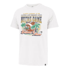 NOTRE DAME FIGHTING IRISH ORANGE BOWL '47 FRANKLIN TEE WHITE WASH
