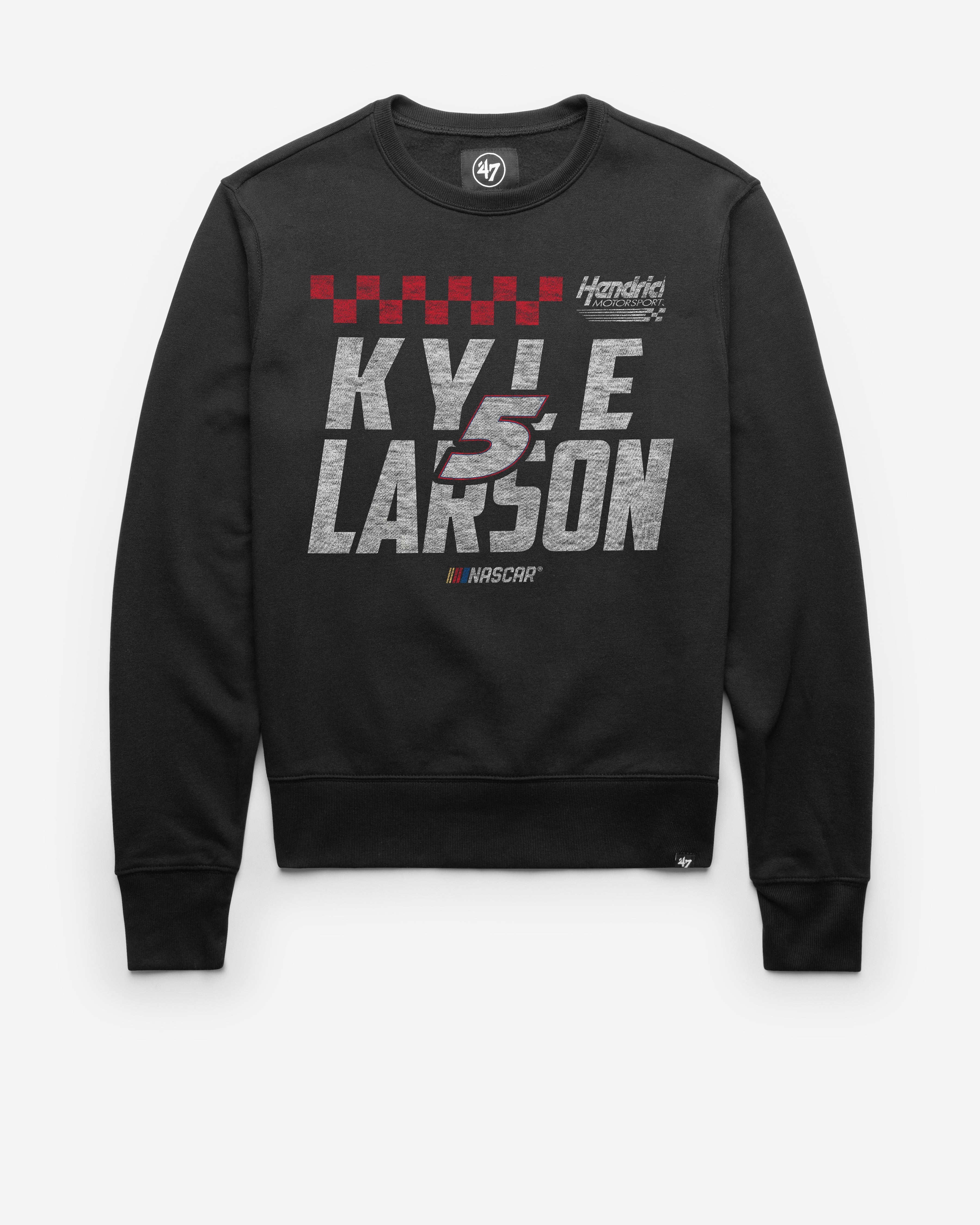 KYLE LARSON / HENDRICK MOTORSPORTS THROTTLE '47 HEADLINE CREW JET BLACK