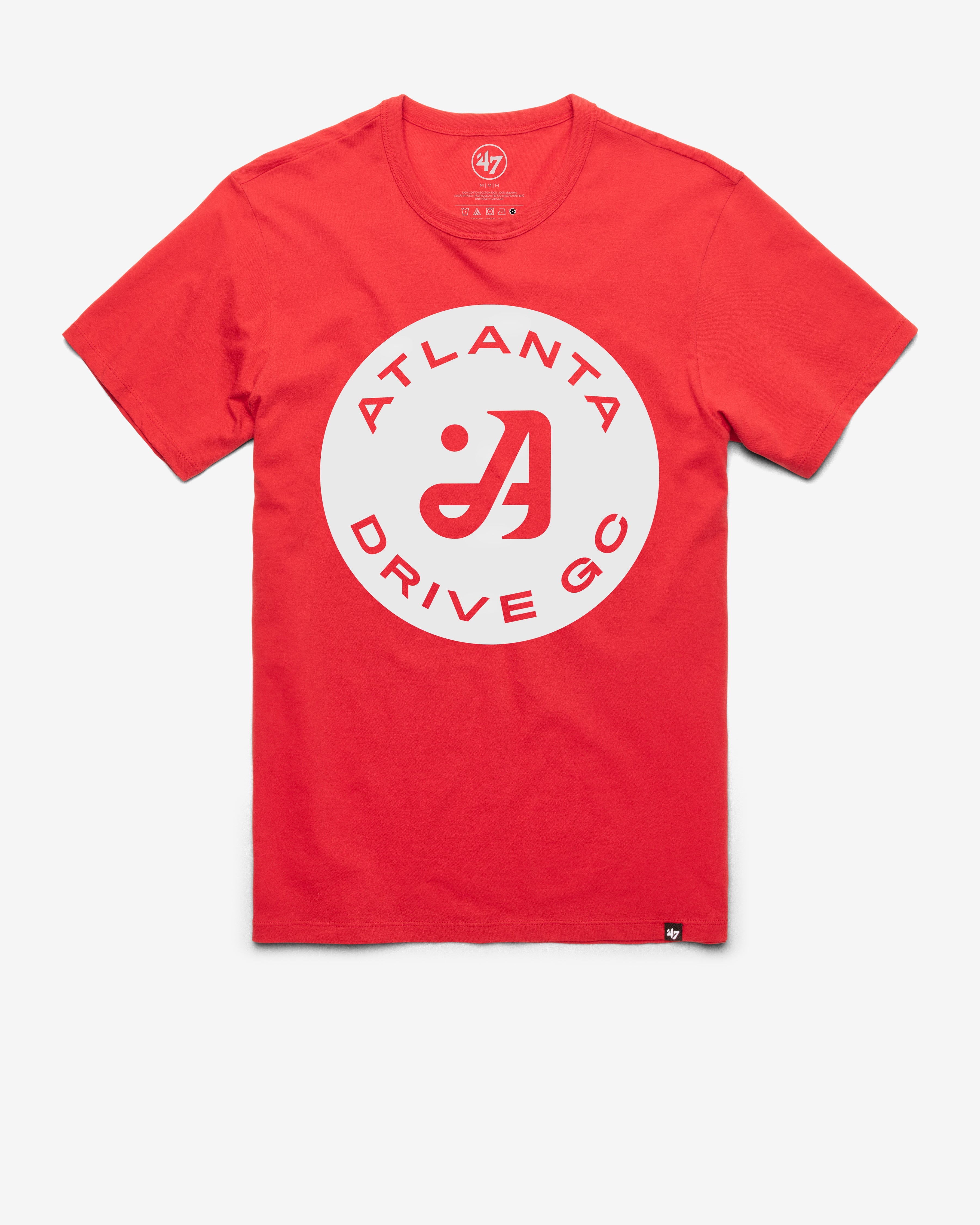TGL ATLANTA DRIVE GOLF IMPRINT '47 FRANKLIN TEE RACER RED