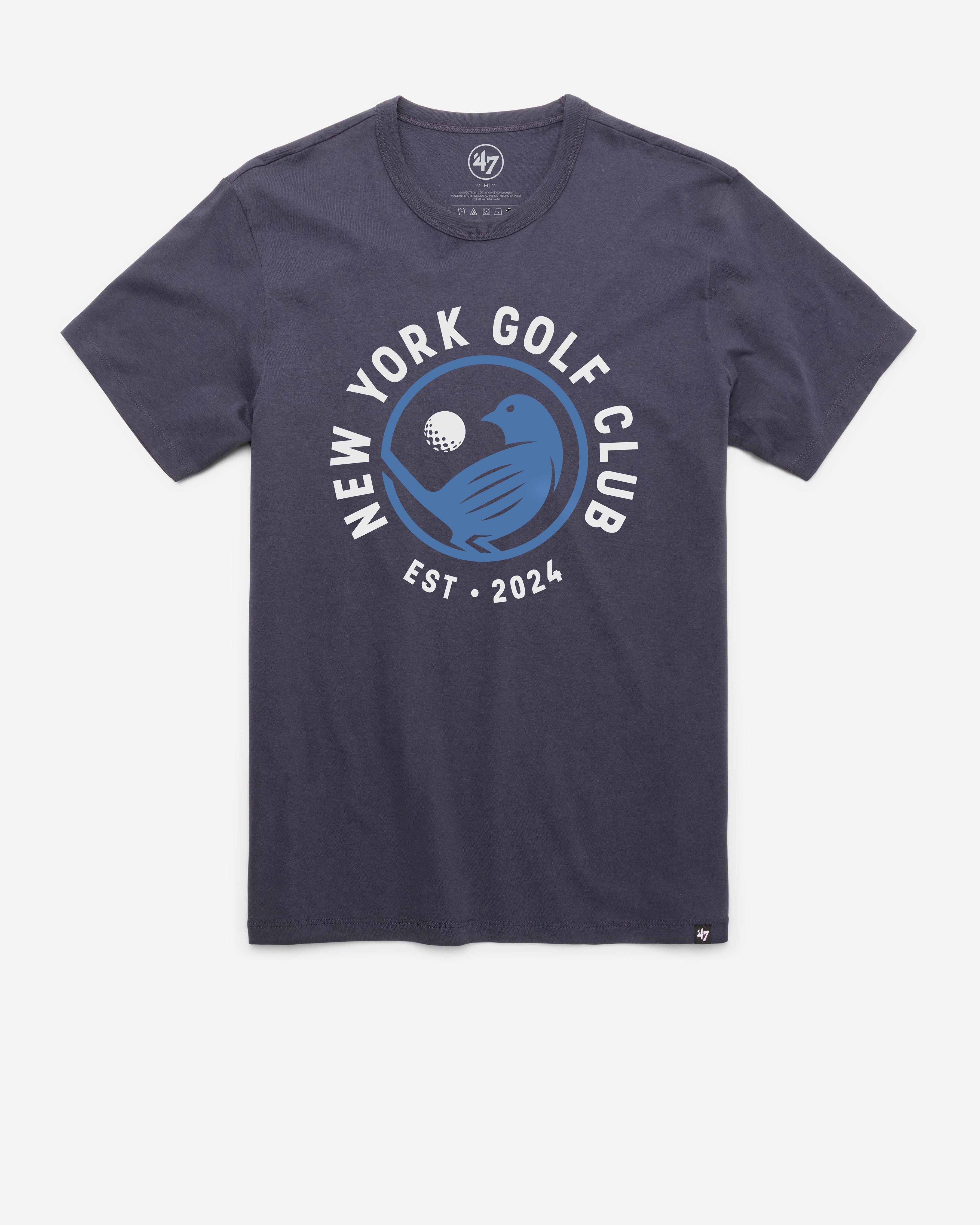 TGL NEW YORK GOLF CLUB IMPRINT '47 FRANKLIN TEE ATLAS BLUE