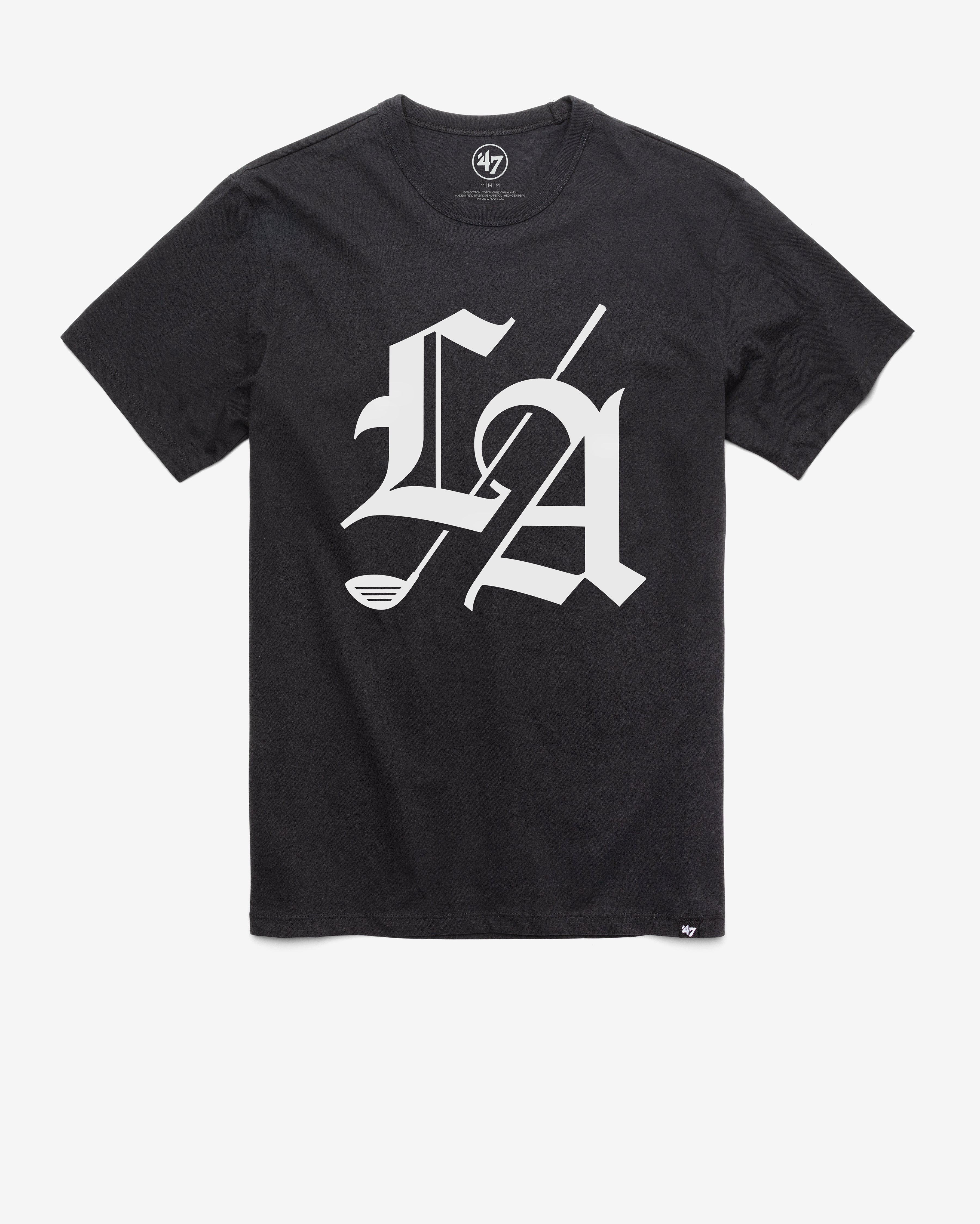 TGL LOS ANGELES GOLF CLUB IMPRINT '47 FRANKLIN TEE FLINT BLACK