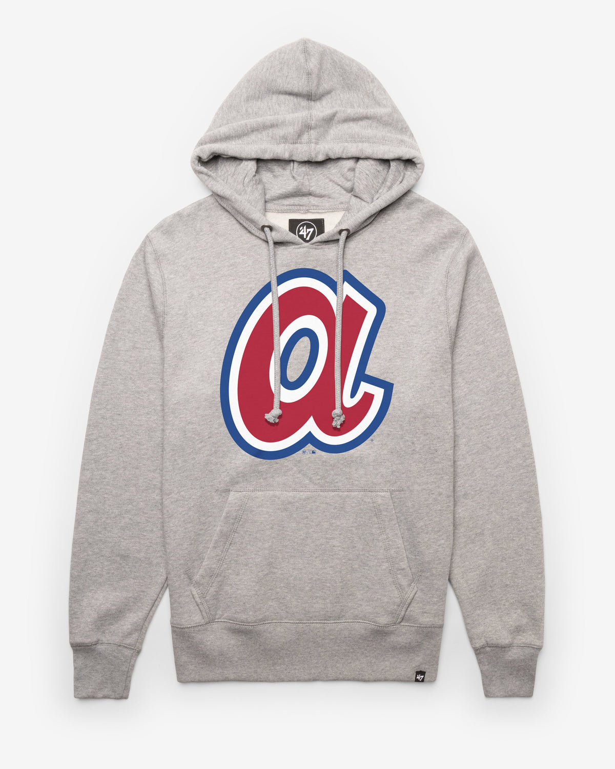 ATLANTA BRAVES COOPERSTOWN IMPRINT '47 HEADLINE HOOD SLATE GREY
