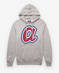 ATLANTA BRAVES COOPERSTOWN IMPRINT '47 HEADLINE HOOD SLATE GREY