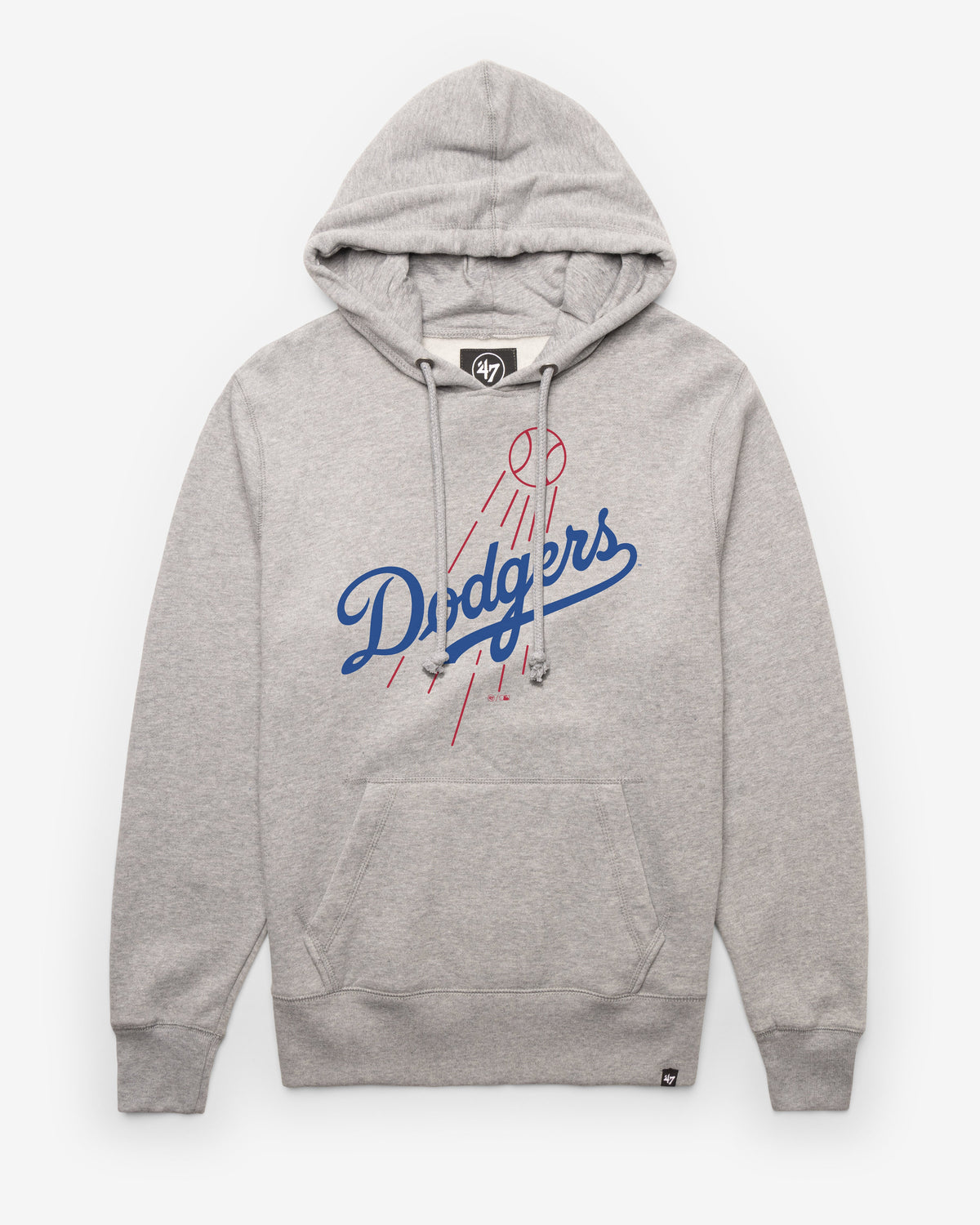 LOS ANGELES DODGERS COOPERSTOWN IMPRINT '47 HEADLINE HOOD SLATE GREY