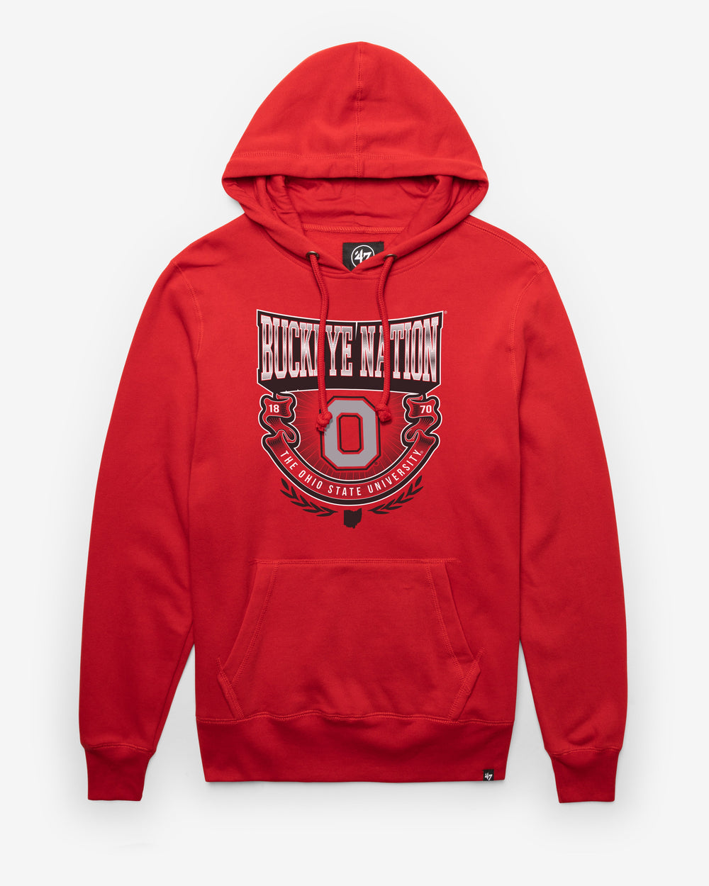 OHIO STATE BUCKEYES REGIONAL '47 HEADLINE HOOD RED