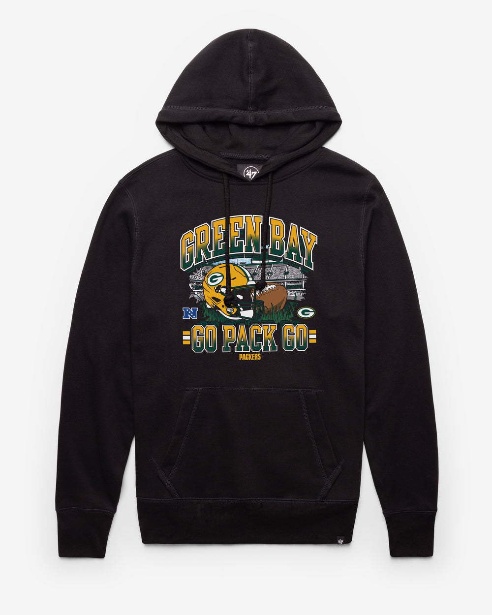 GREEN BAY PACKERS REGIONAL '47 HEADLINE HOOD JET BLACK