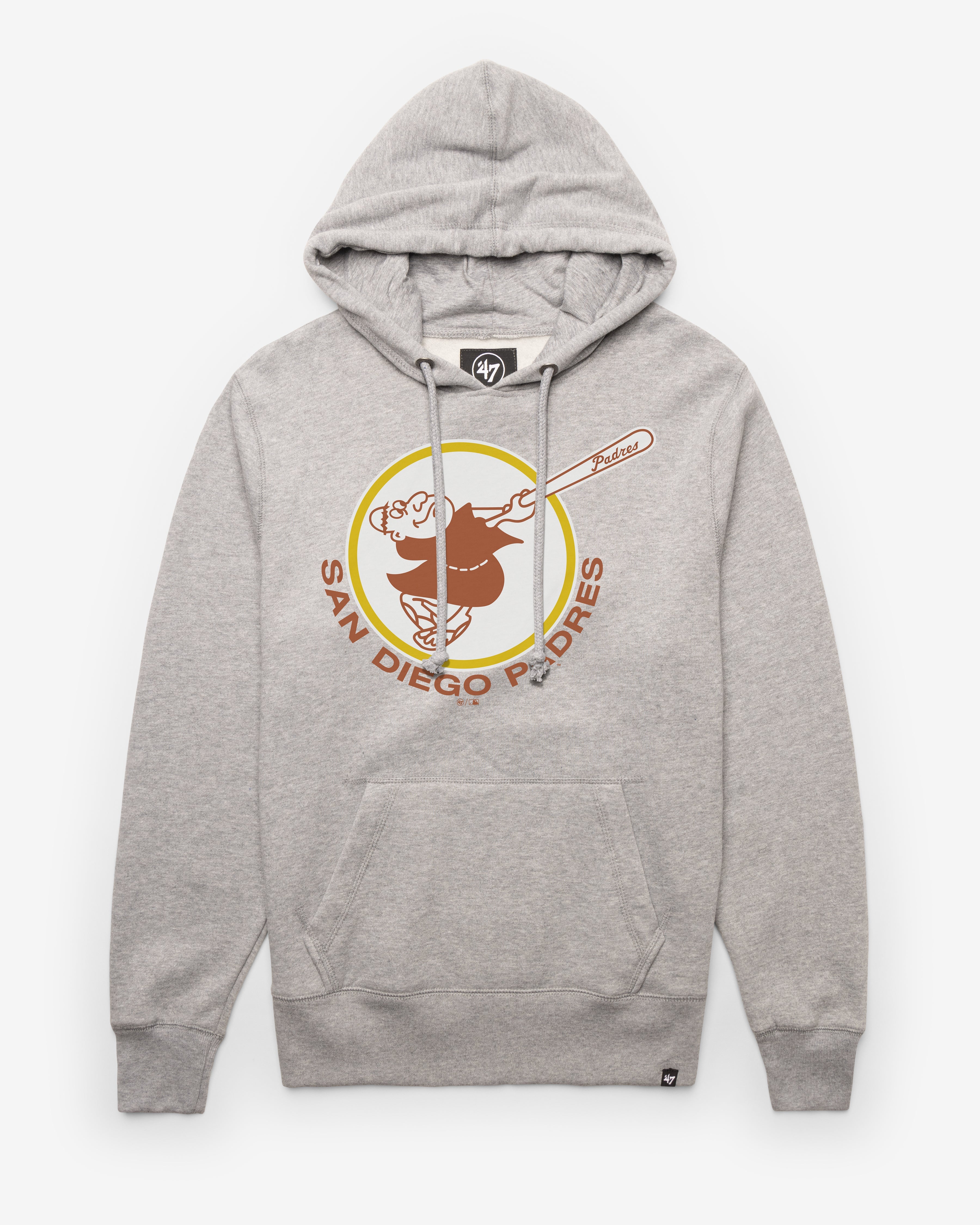 SAN DIEGO PADRES COOPERSTOWN IMPRINT '47 HEADLINE HOOD SLATE GREY