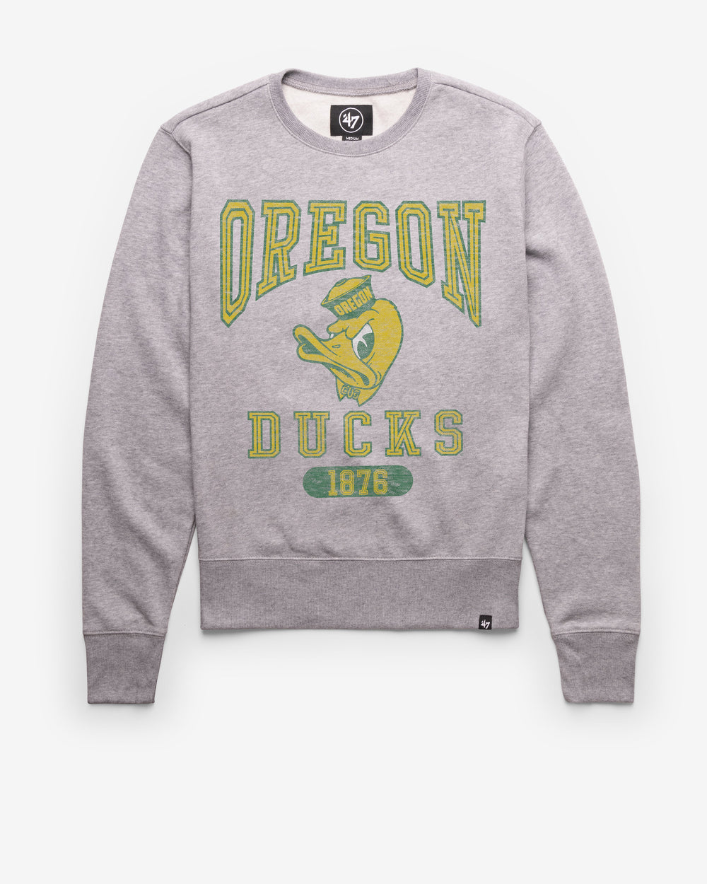 OREGON DUCKS VINTAGE REGIONAL '47 HEADLINE CREW SLATE GREY