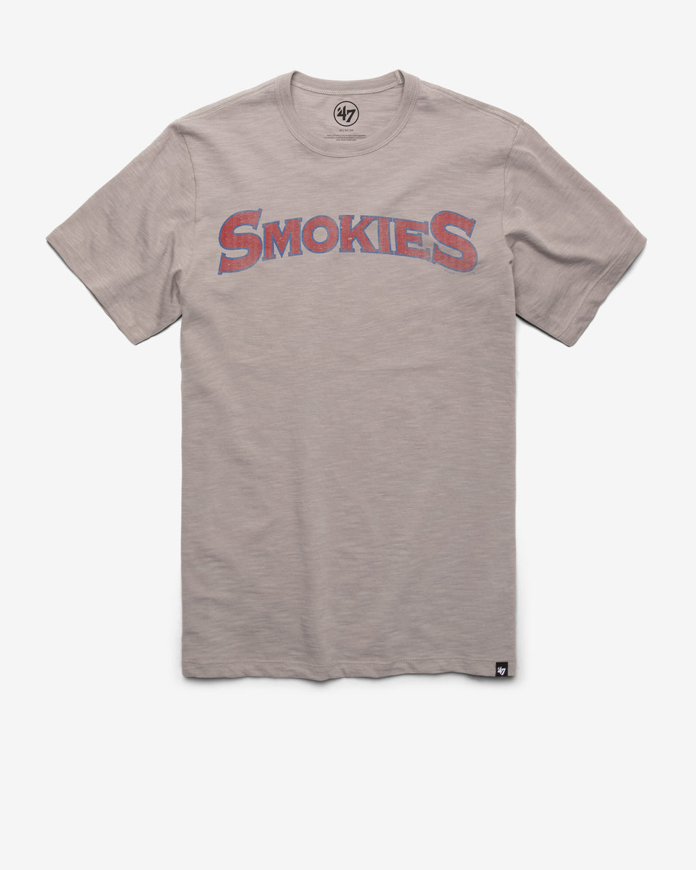 KNOXVILLE SMOKIES GRIT WORDMARK '47 SCRUM TEE WOLF GREY