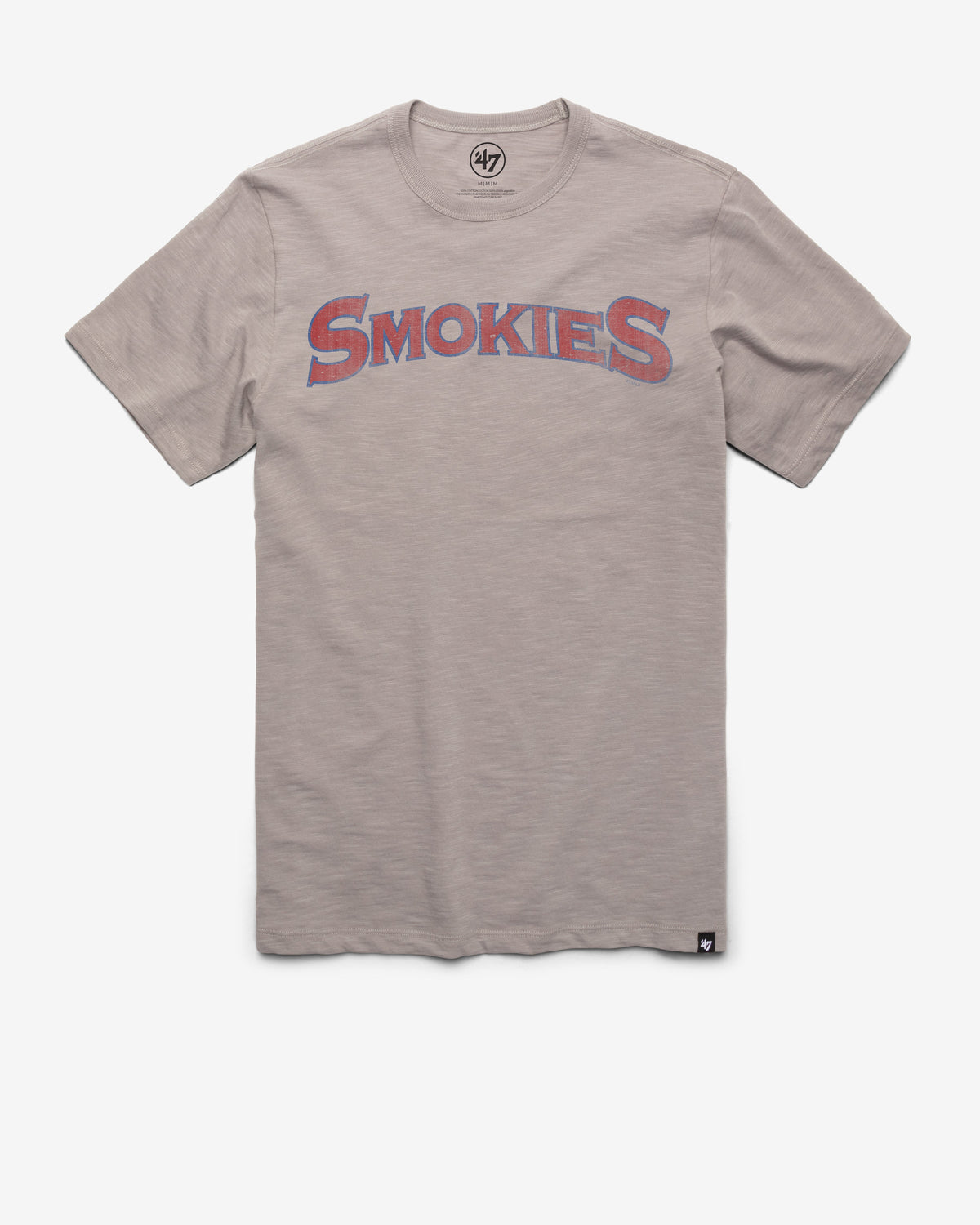 KNOXVILLE SMOKIES GRIT WORDMARK '47 SCRUM TEE WOLF GREY