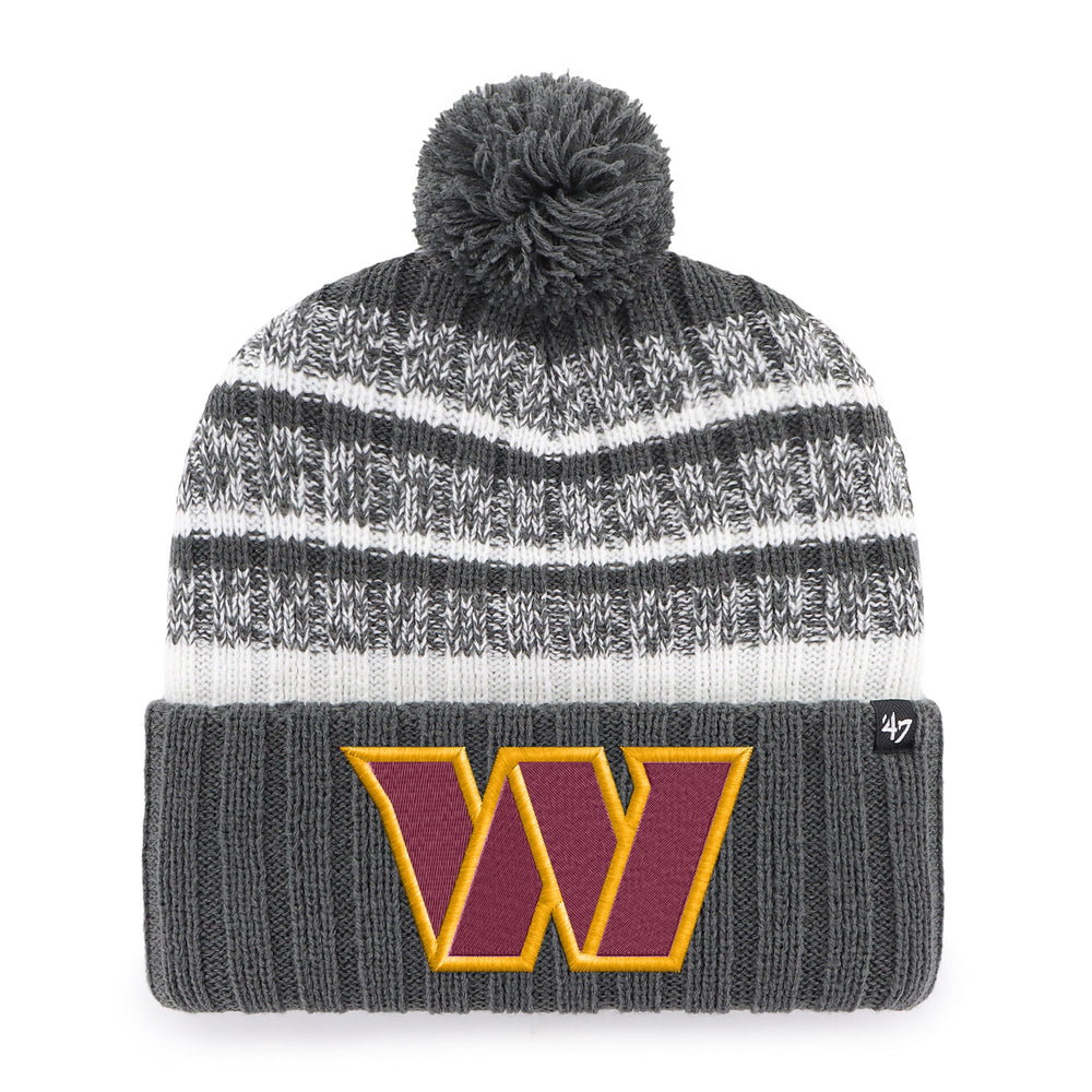 WASHINGTON COMMANDERS TAVERN '47 CUFF KNIT CHARCOAL