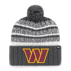 WASHINGTON COMMANDERS TAVERN '47 CUFF KNIT CHARCOAL