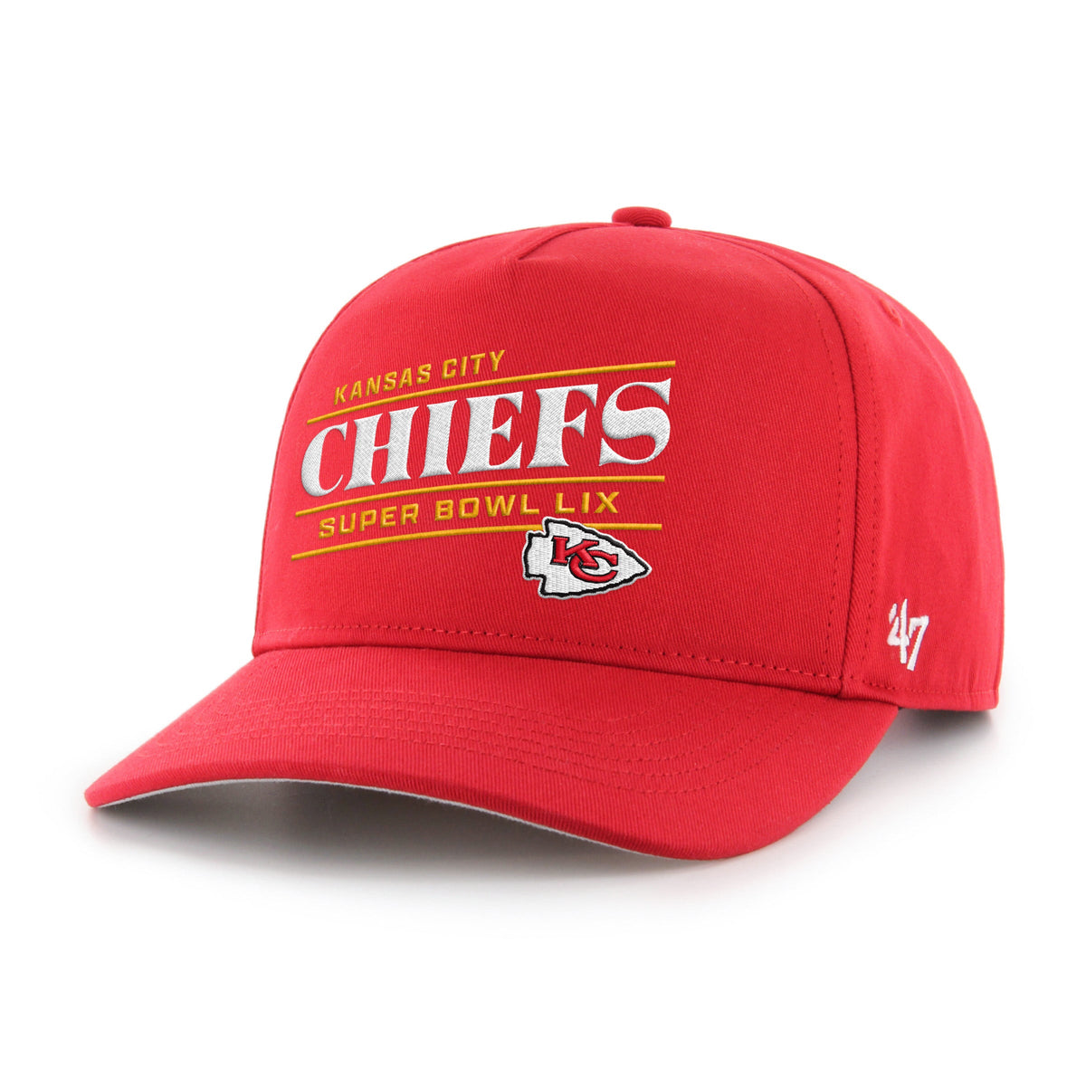 KANSAS CITY CHIEFS SUPER BOWL LIX '47 HITCH RF RELAXED FIT RED