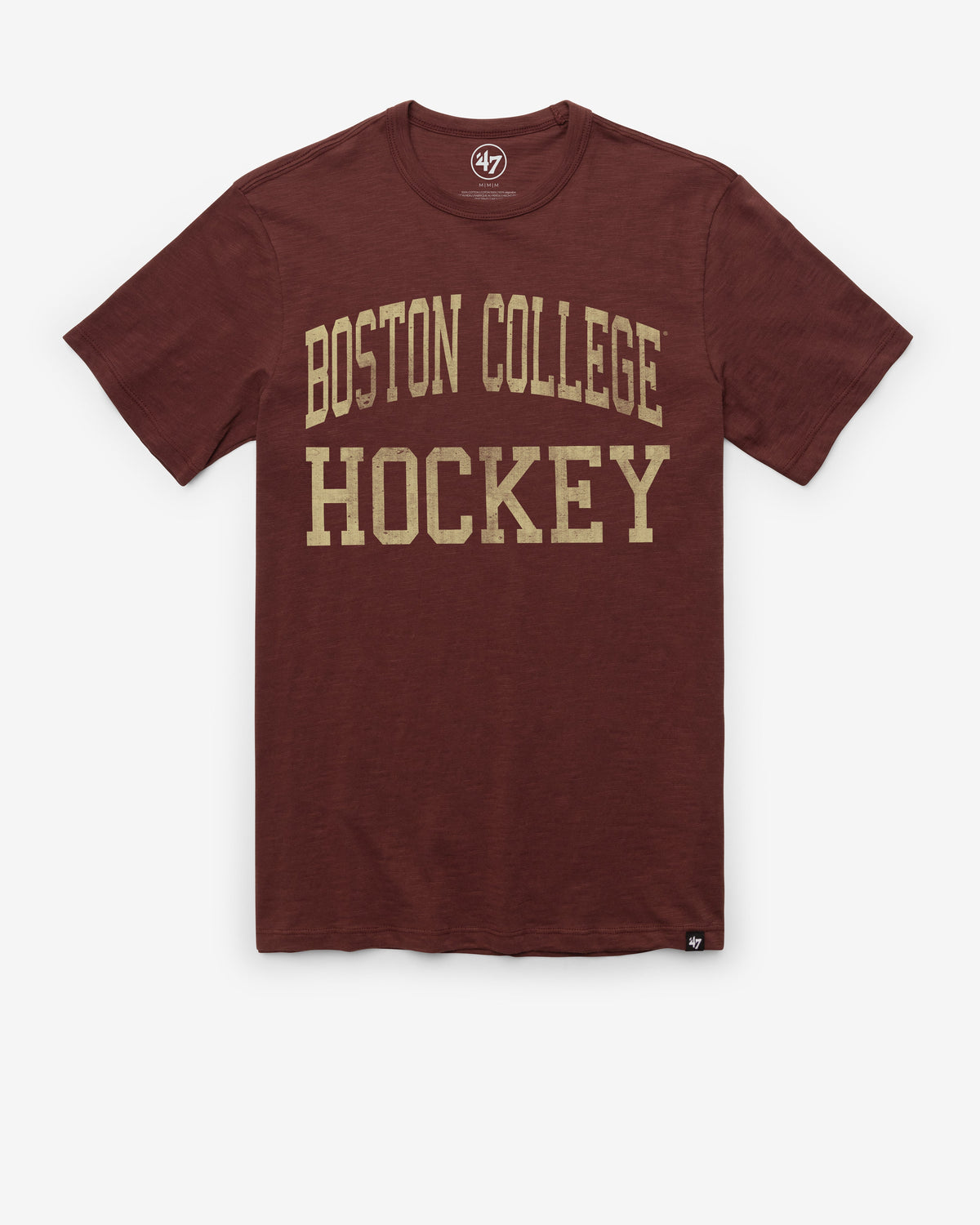BOSTON COLLEGE EAGLES BC CLASSIC BLOCK '47 SCRUM TEE MAROON