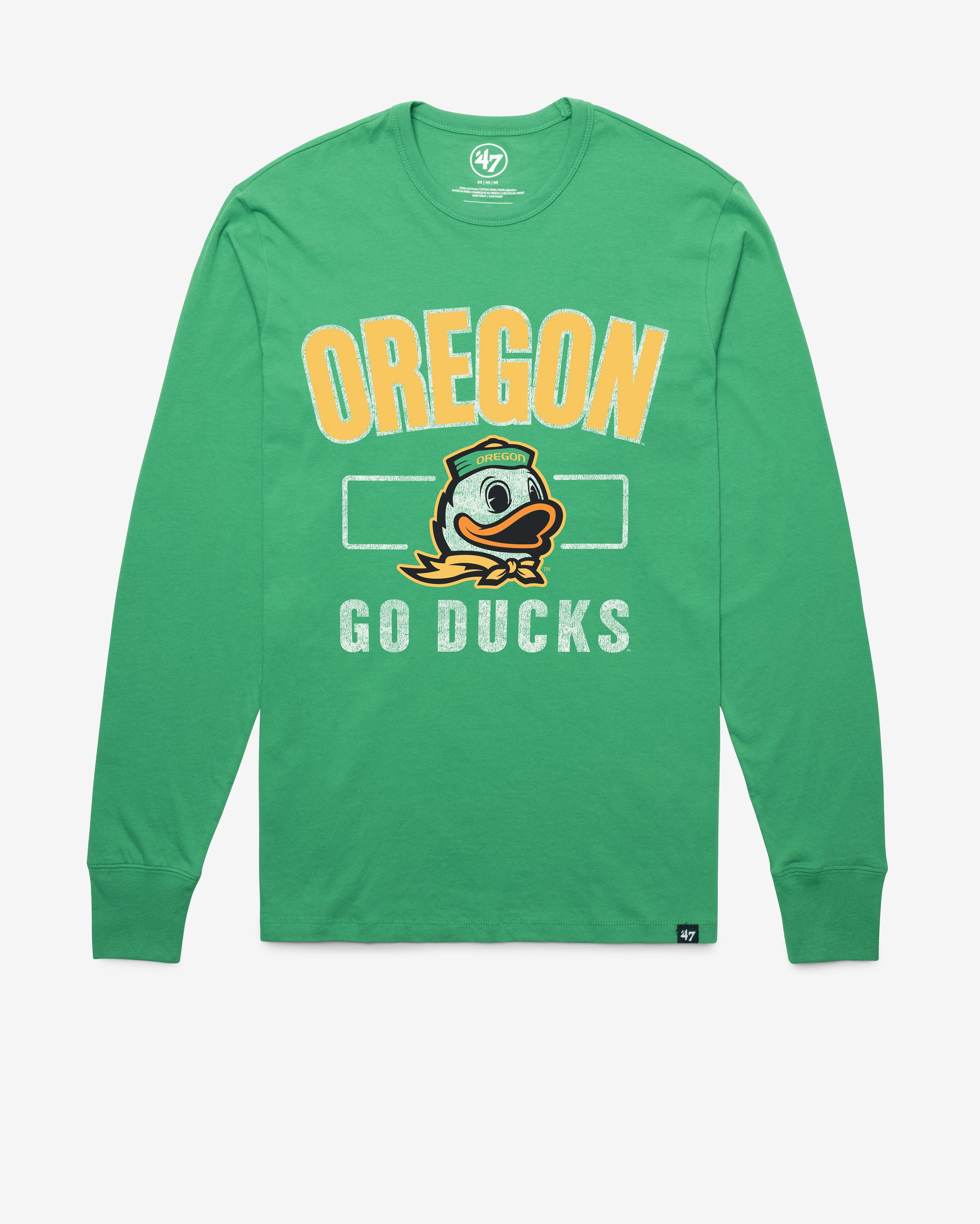 OREGON DUCKS CITYSIDE '47 FRANKLIN LONG SLEEVE TEE ORCHARD GREEN