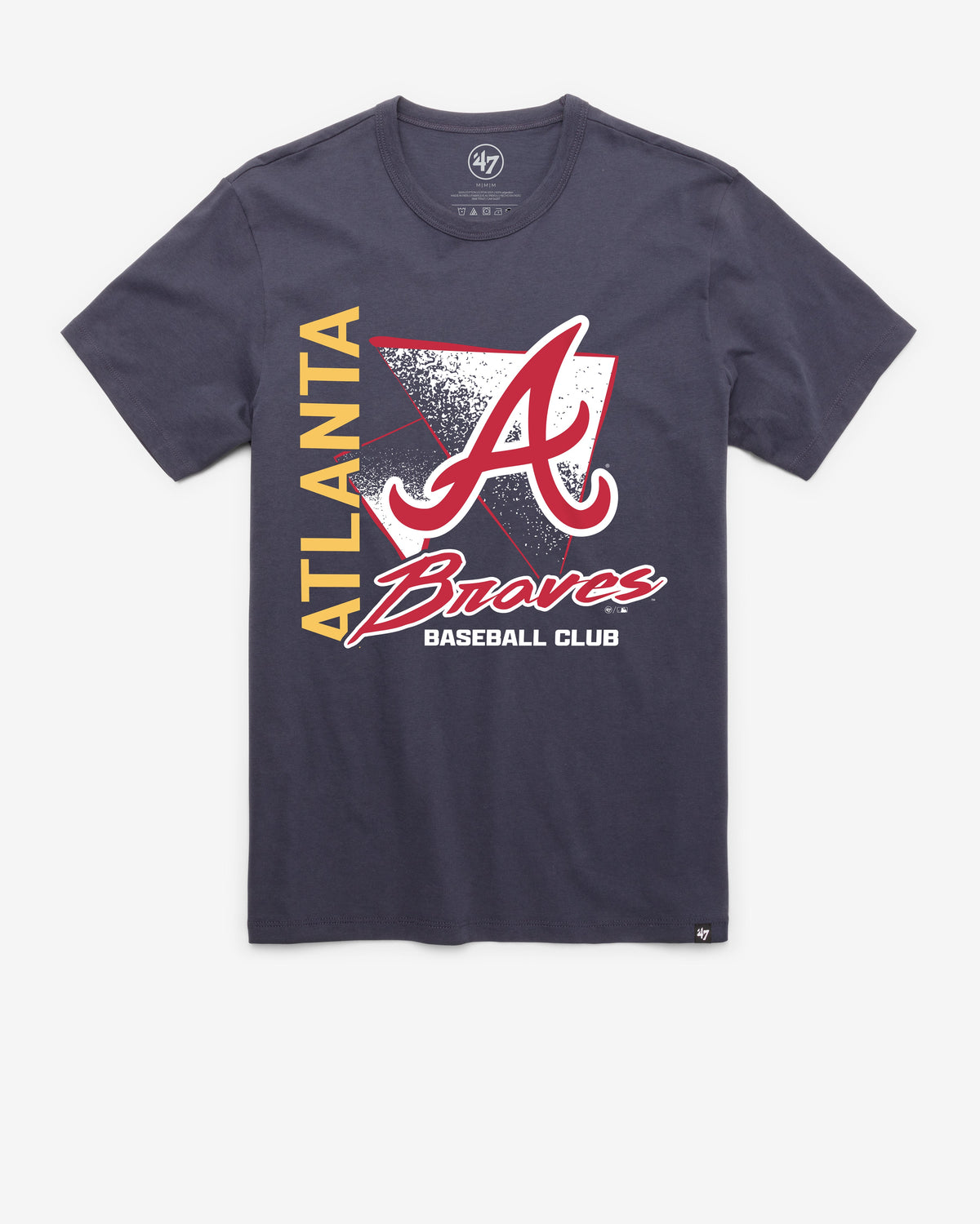 ATLANTA BRAVES SIDE ARM '47 FRANKLIN TEE ATLAS BLUE