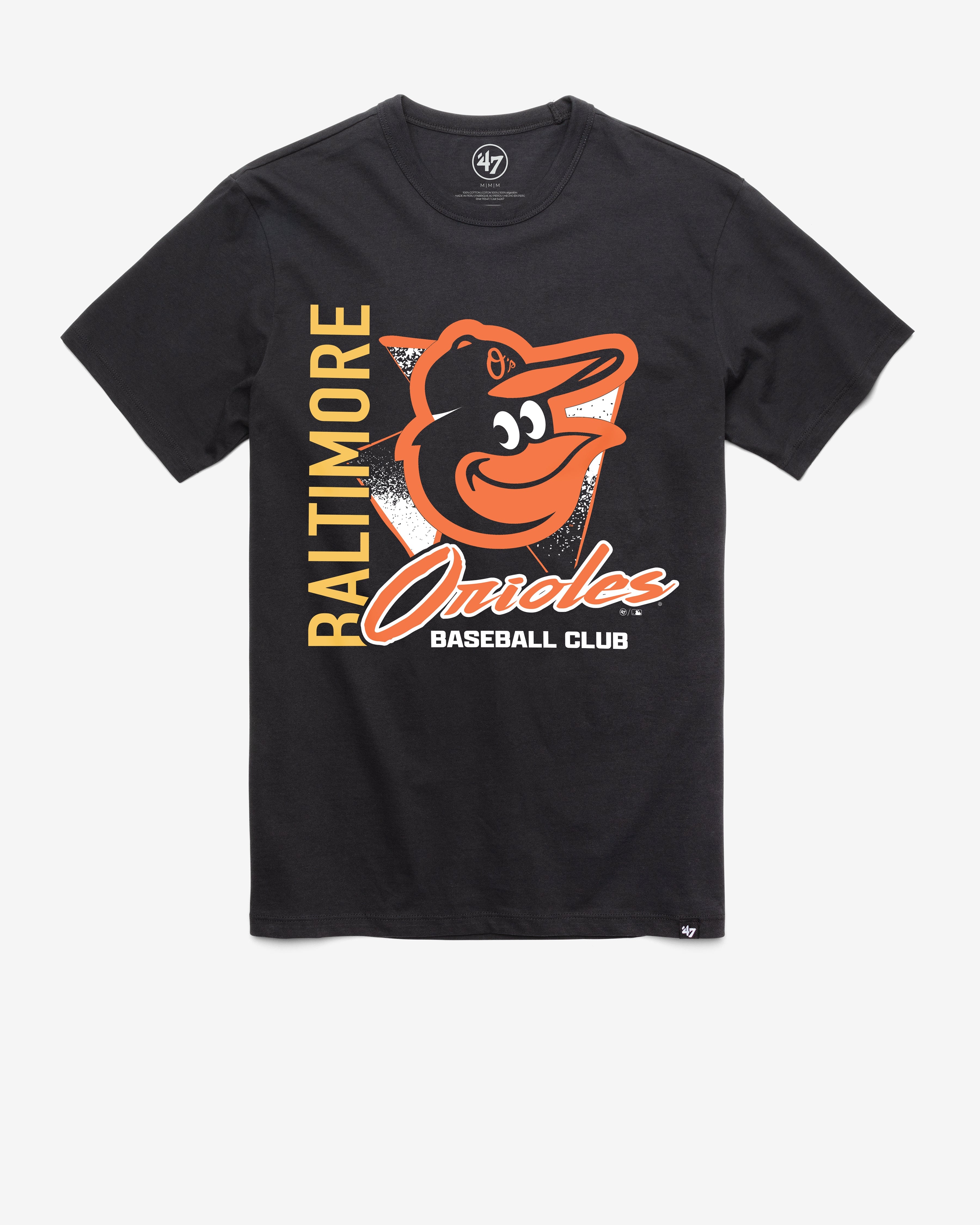 BALTIMORE ORIOLES SIDE ARM '47 FRANKLIN TEE FLINT BLACK