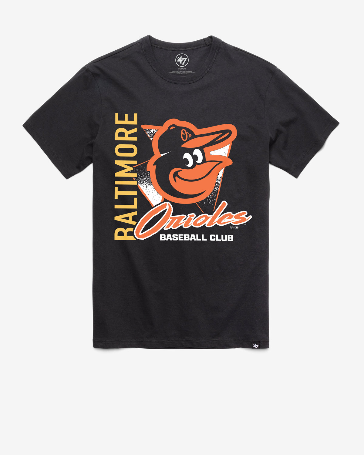 BALTIMORE ORIOLES SIDE ARM '47 FRANKLIN TEE FLINT BLACK