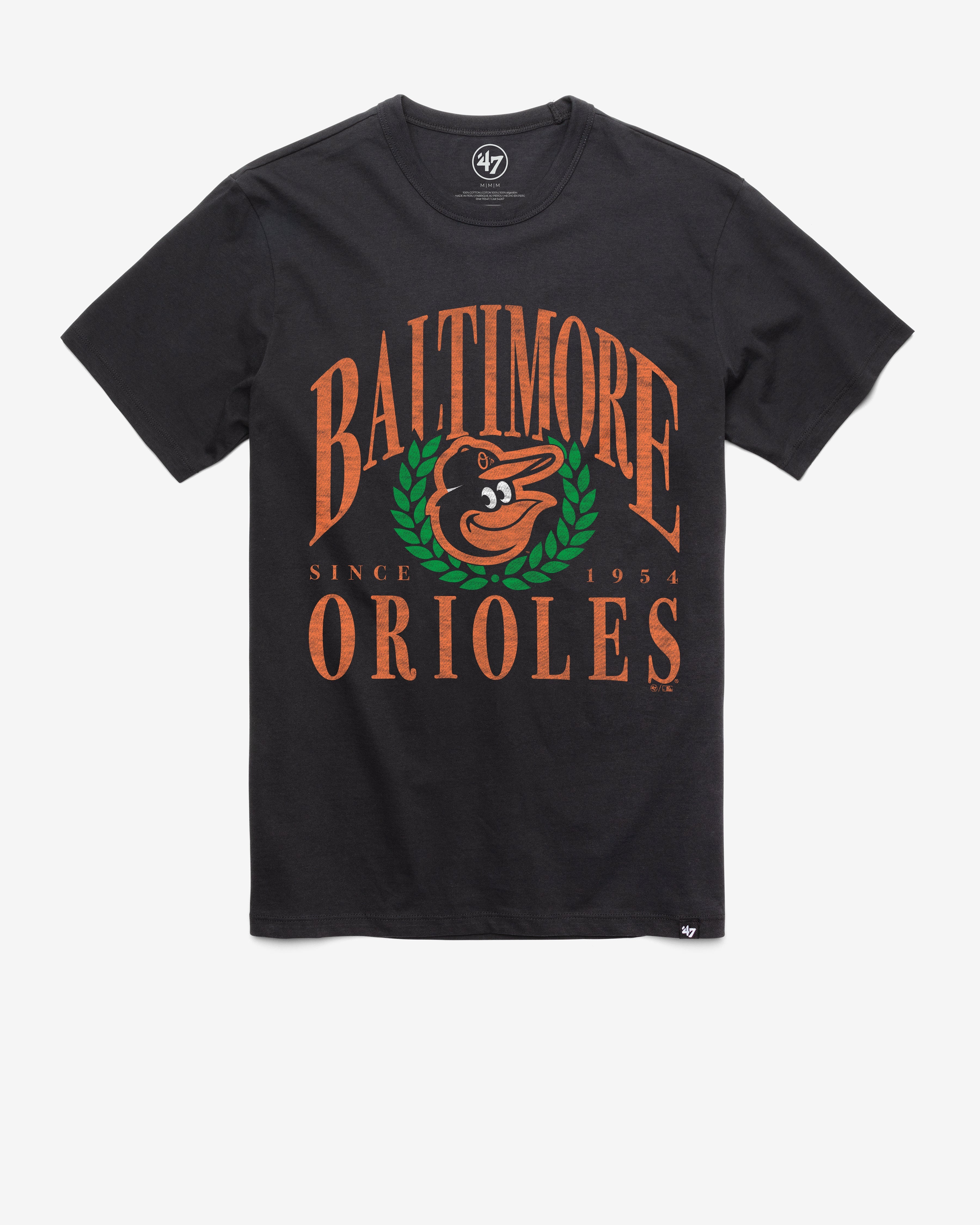 BALTIMORE ORIOLES PITCHOUT '47 FRANKLIN TEE FLINT BLACK