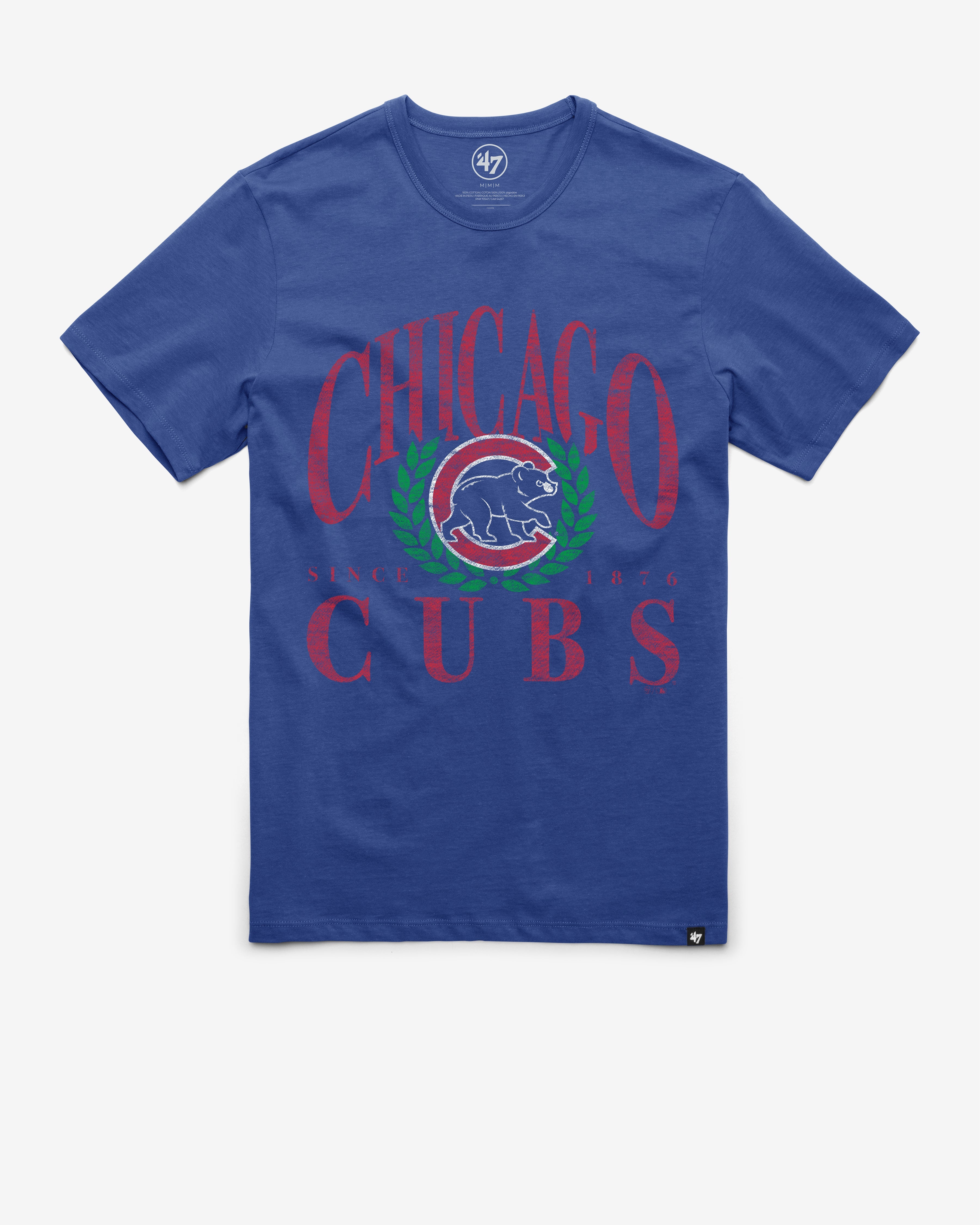 CHICAGO CUBS PITCHOUT '47 FRANKLIN TEE JETTY BLUE