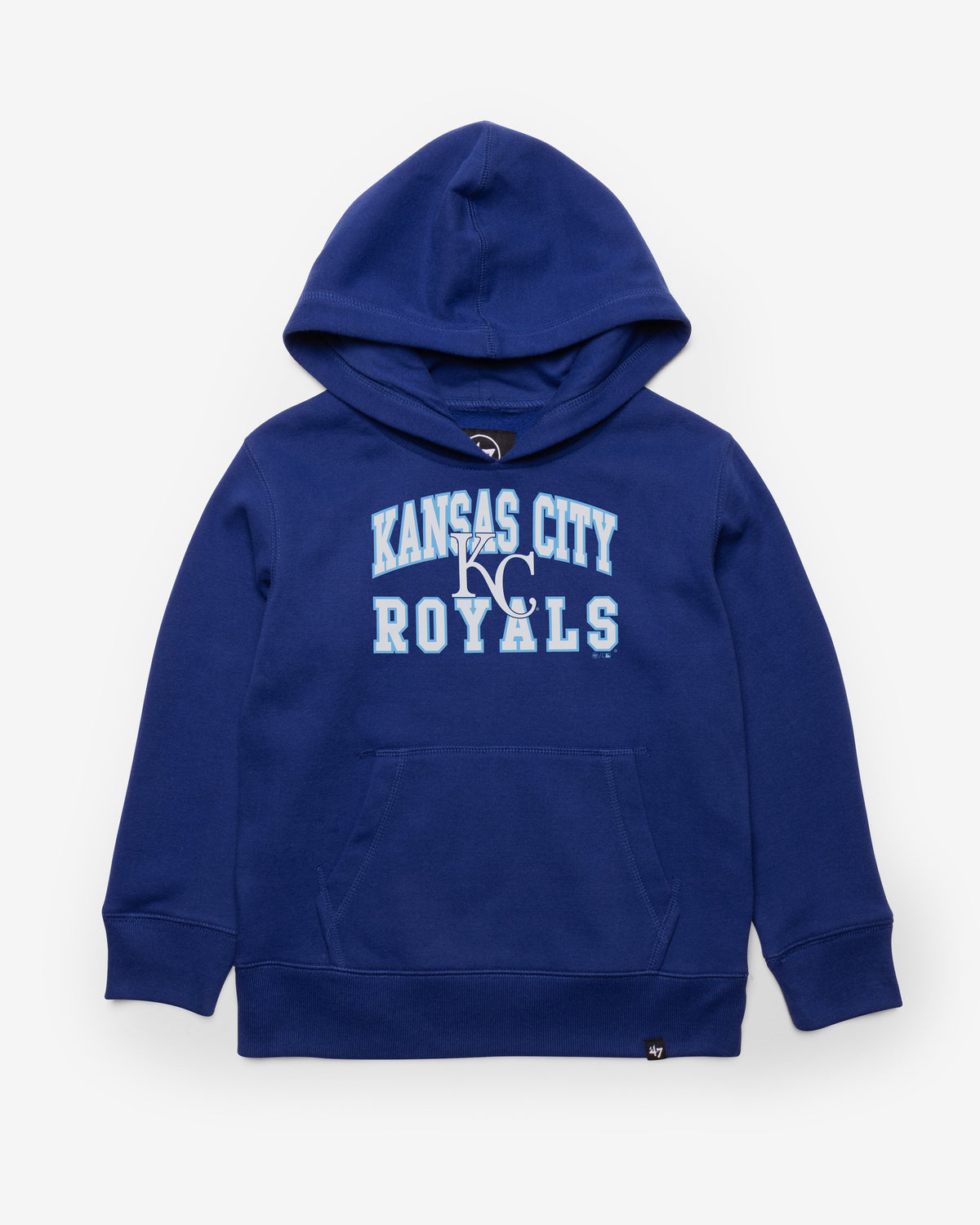 KANSAS CITY ROYALS VELOCITY '47 HEADLINE HOOD KIDS ROYAL