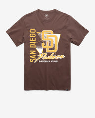 SAN DIEGO PADRES SIDE ARM '47 FRANKLIN TEE ESPRESSO