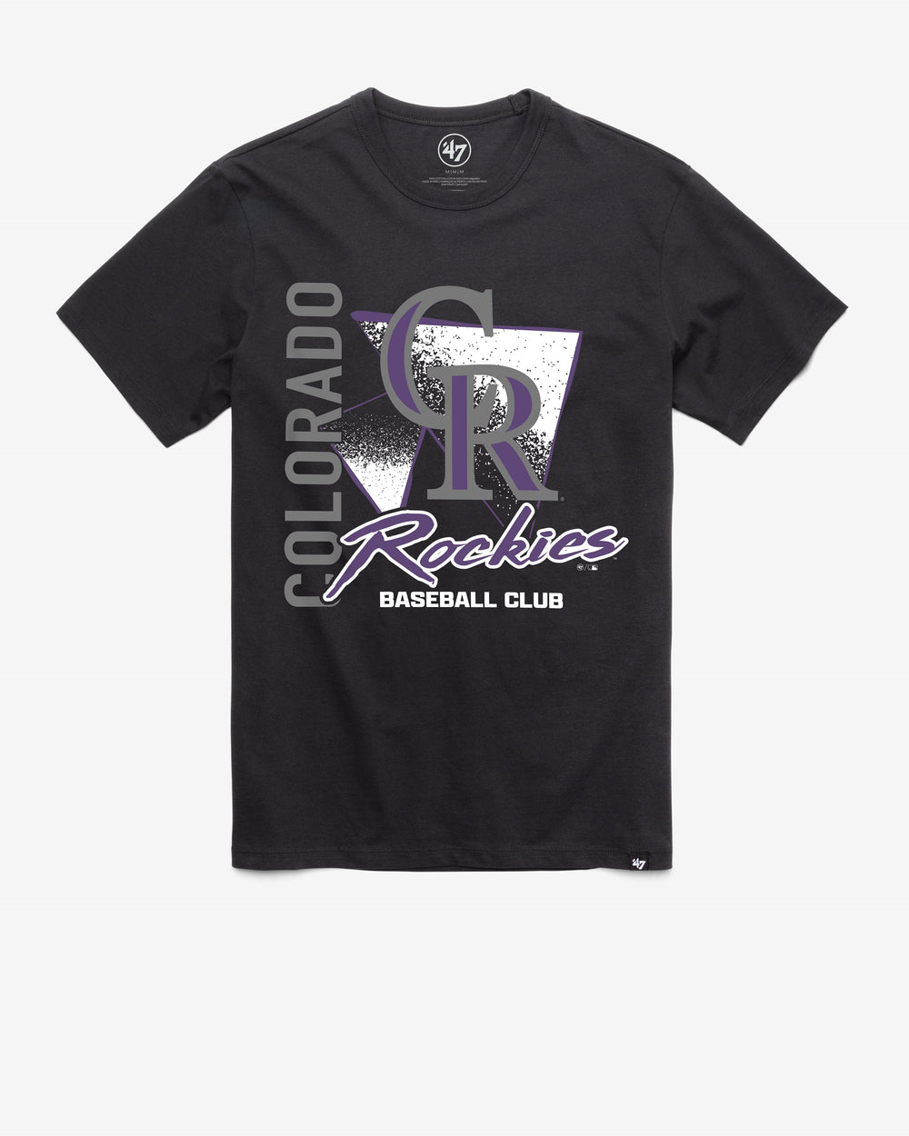 COLORADO ROCKIES SIDE ARM '47 FRANKLIN TEE FLINT BLACK