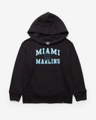 MIAMI MARLINS VELOCITY '47 HEADLINE HOOD KIDS JET BLACK