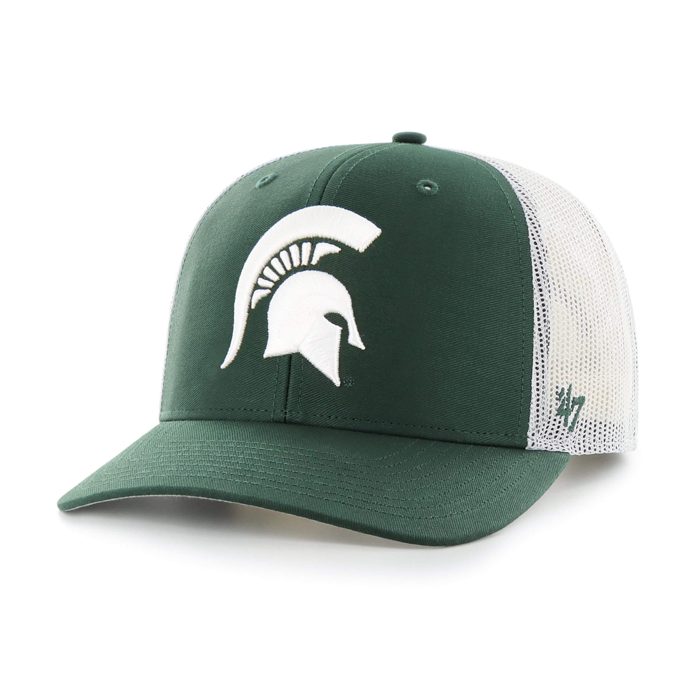 MICHIGAN STATE SPARTANS '47 TRUCKER YOUTH DARK GREEN