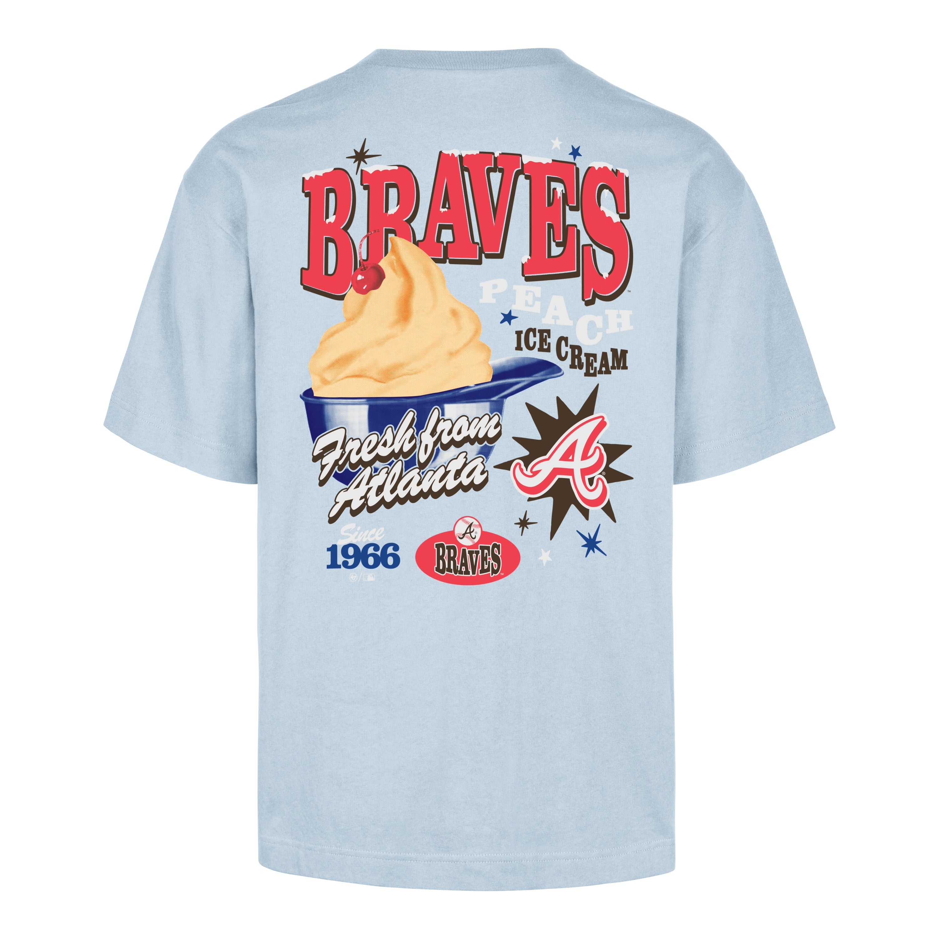 ATLANTA BRAVES PARLOR '47 FOUNDATION TEE ICE CAP