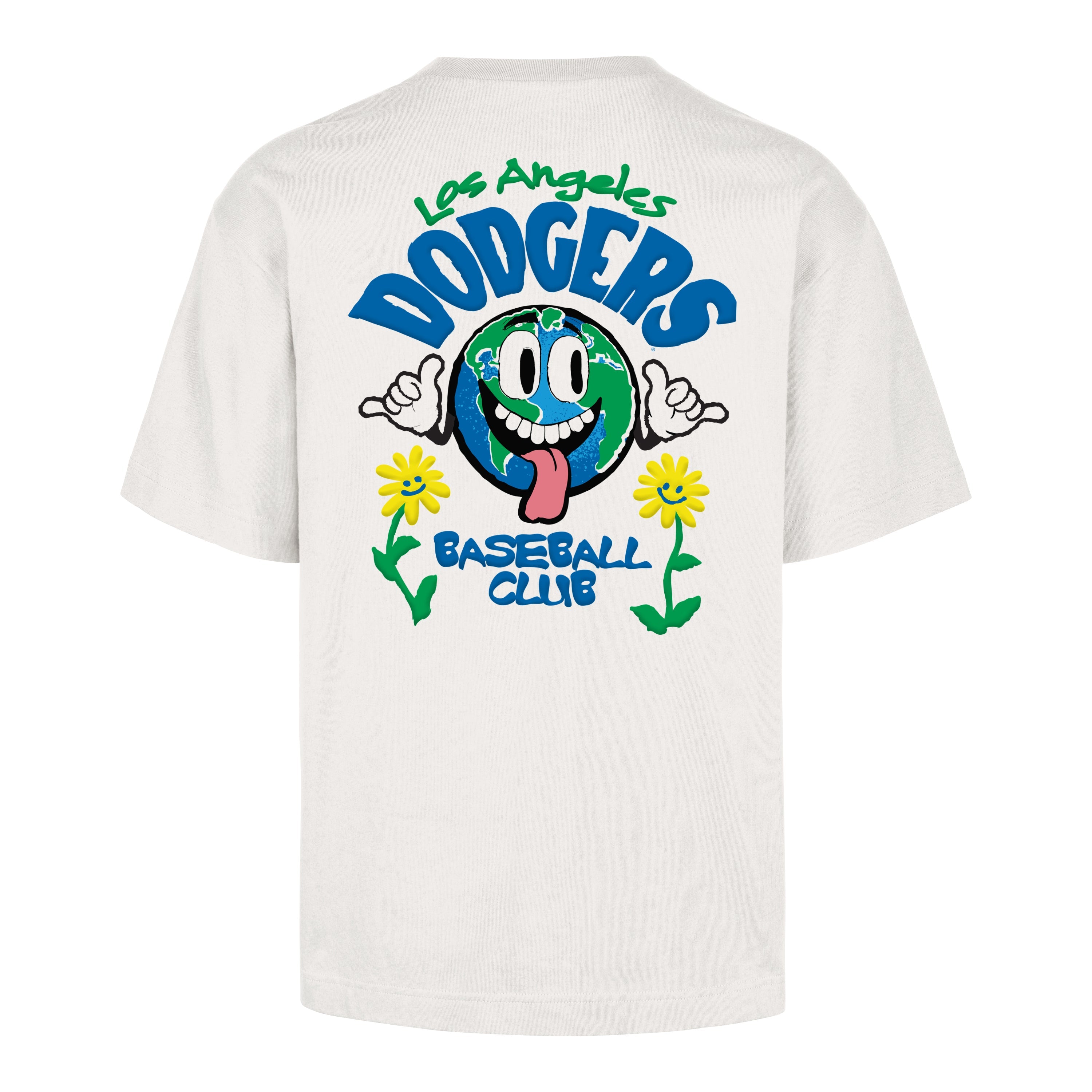 LOS ANGELES DODGERS EARTHBOUND BACKER '47 FOUNDATION TEE SANDSTONE