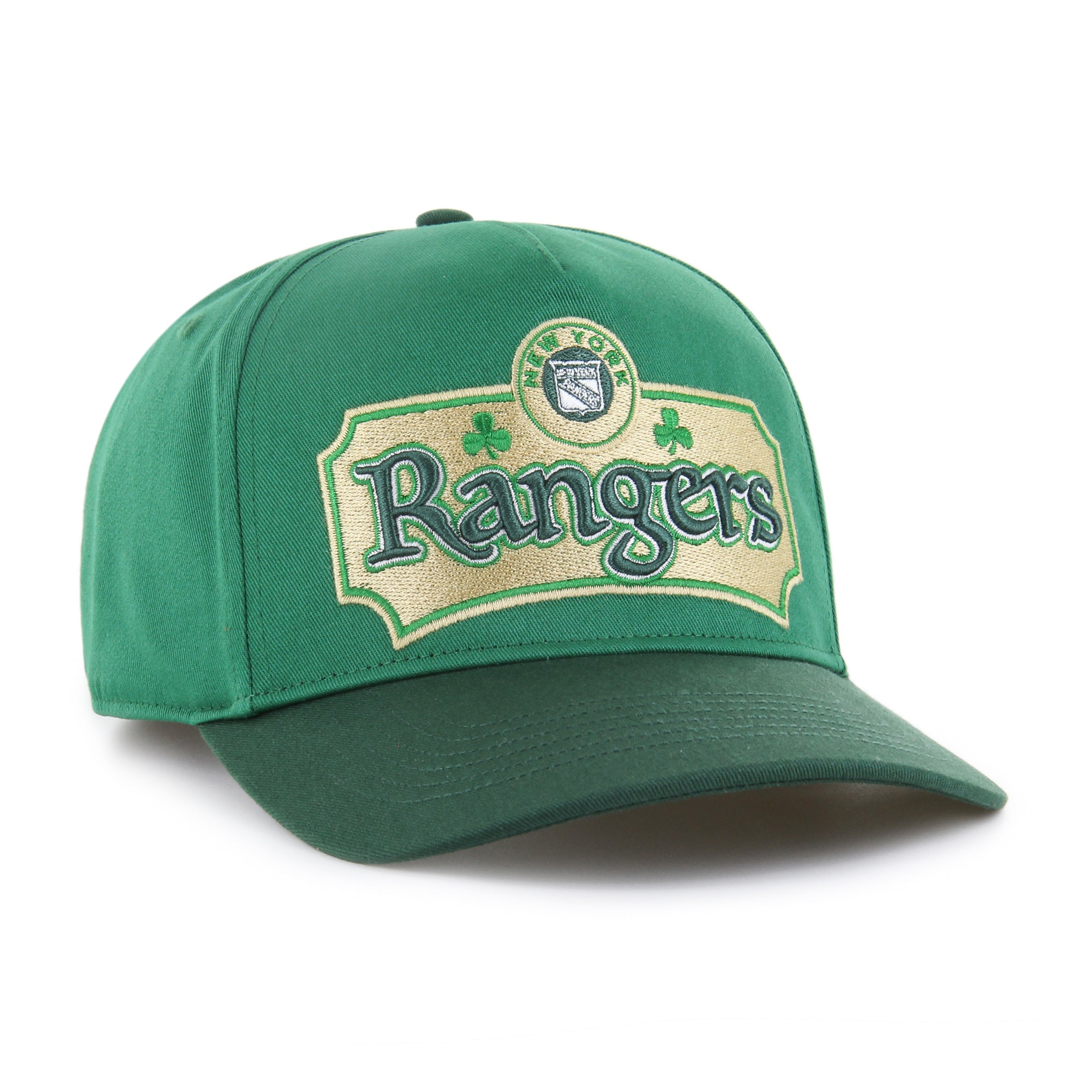 NEW YORK RANGERS ST. PADDY'S DOUBLE SHAMROCK '47 HITCH KELLY