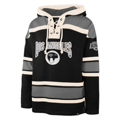 LOS ANGELES KINGS CHIN STRAP SUPERIOR '47 LACER HOOD JET BLACK