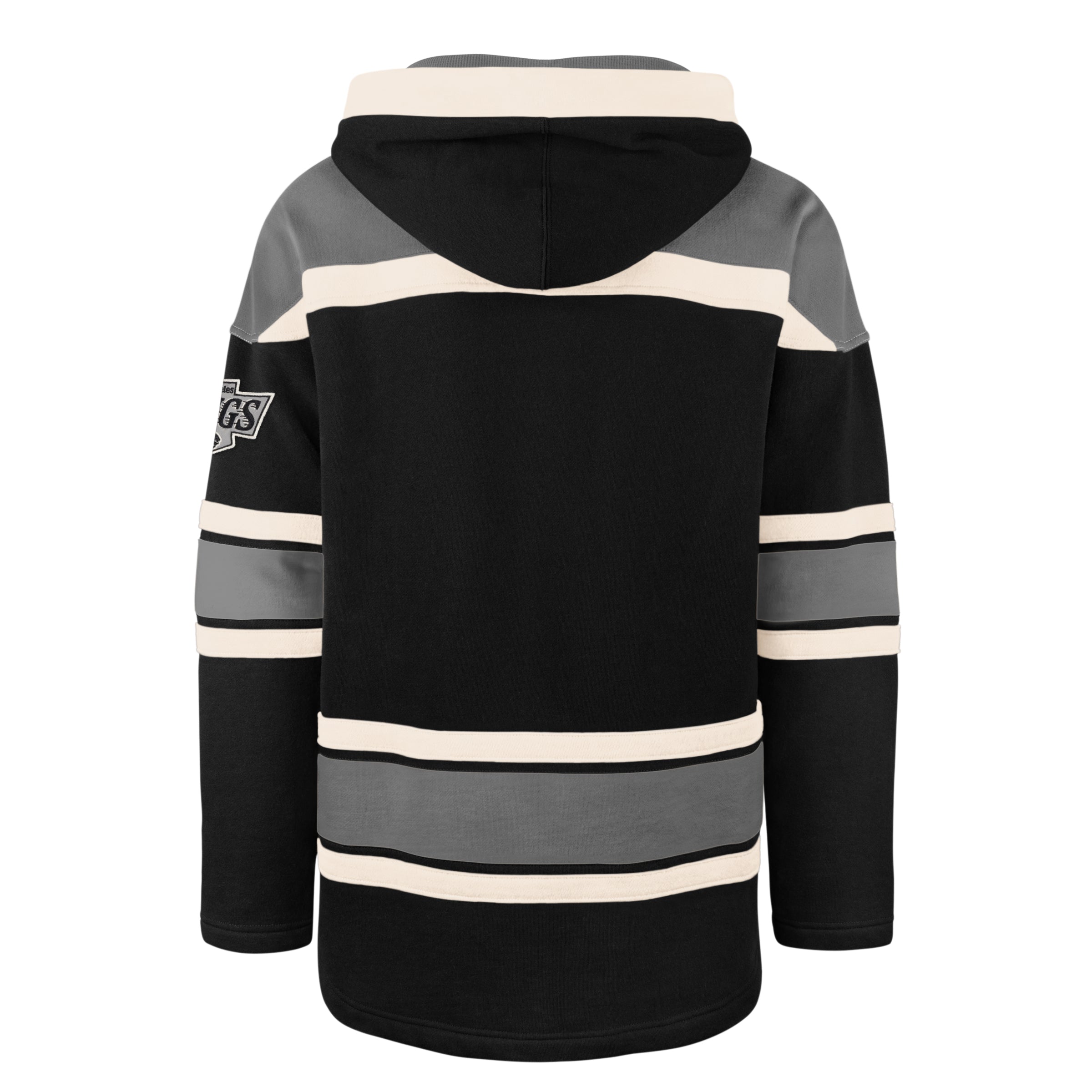 LOS ANGELES KINGS CHIN STRAP SUPERIOR '47 LACER HOOD JET BLACK