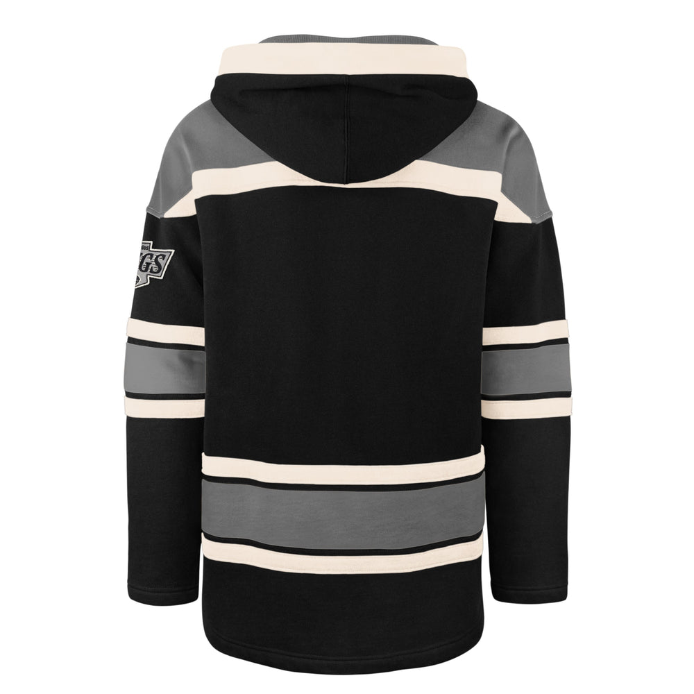 LOS ANGELES KINGS CHIN STRAP SUPERIOR '47 LACER HOOD JET BLACK