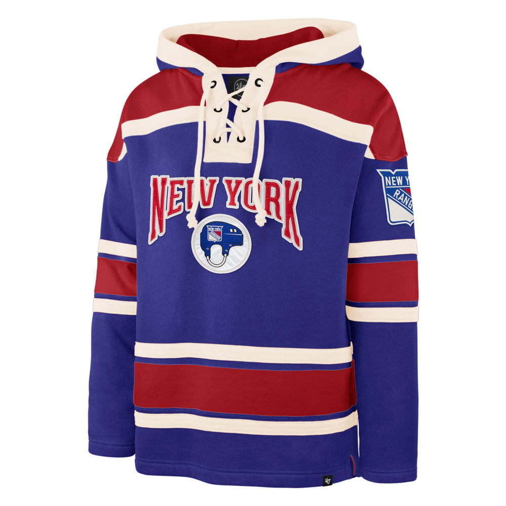 NEW YORK RANGERS CHIN STRAP SUPERIOR '47 LACER HOOD ROYAL