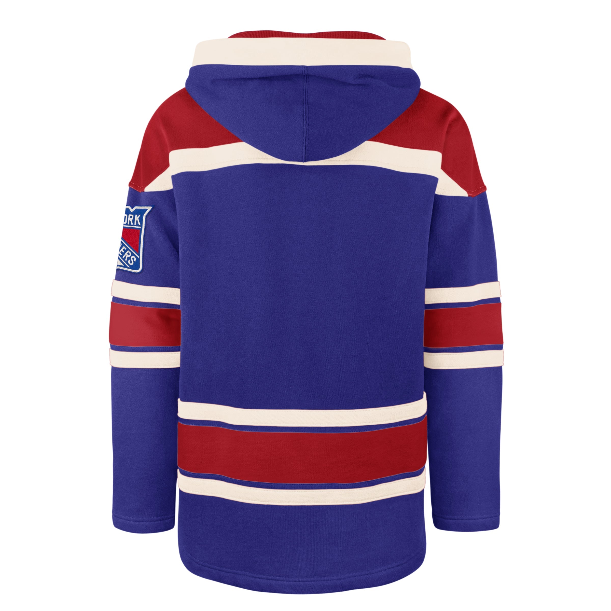 NEW YORK RANGERS CHIN STRAP SUPERIOR '47 LACER HOOD ROYAL