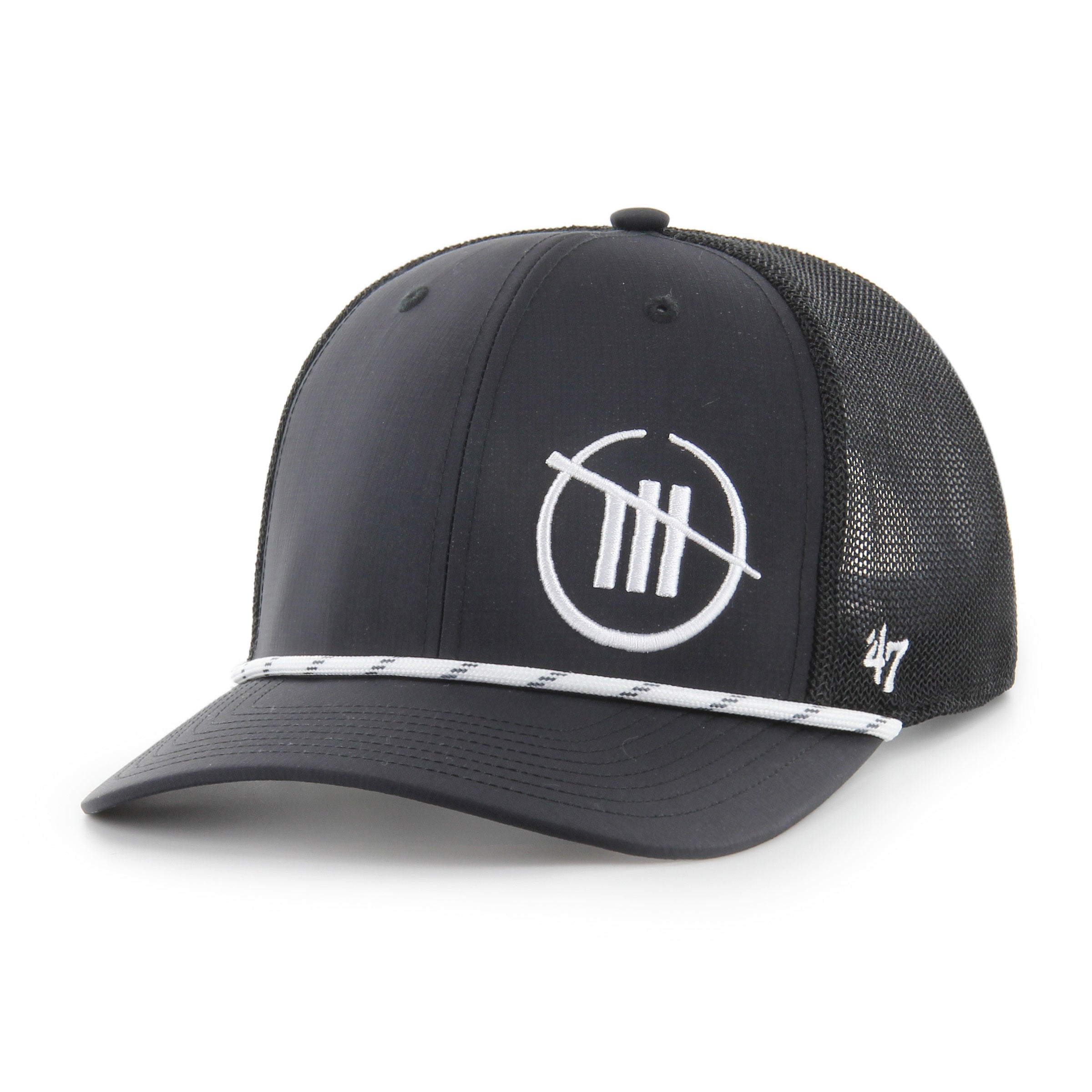 TRACKHOUSE RACING BRRR ROPE '47 TRUCKER BLACK