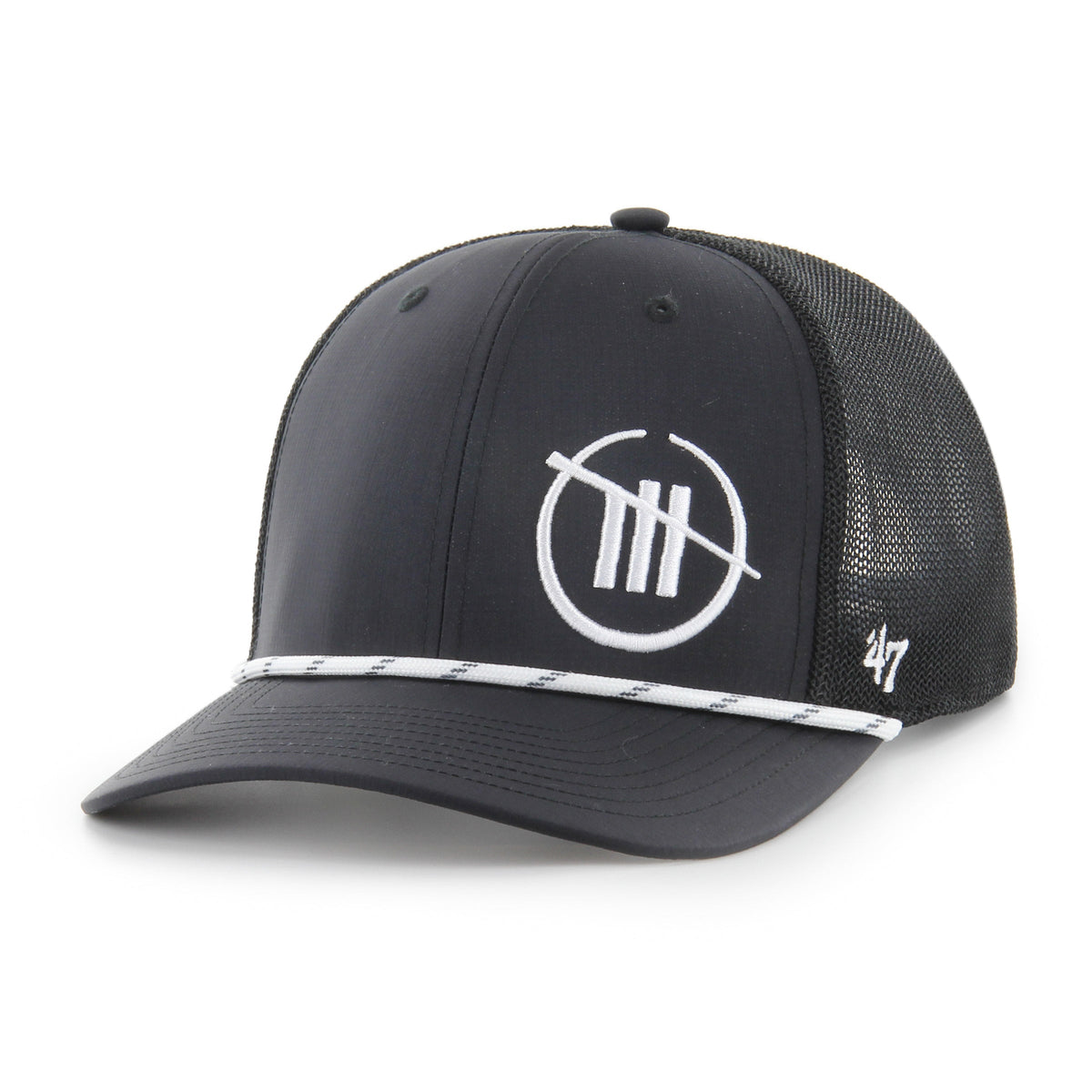 TRACKHOUSE RACING BRRR ROPE '47 TRUCKER BLACK