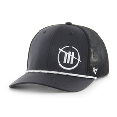 TRACKHOUSE RACING BRRR ROPE '47 TRUCKER BLACK