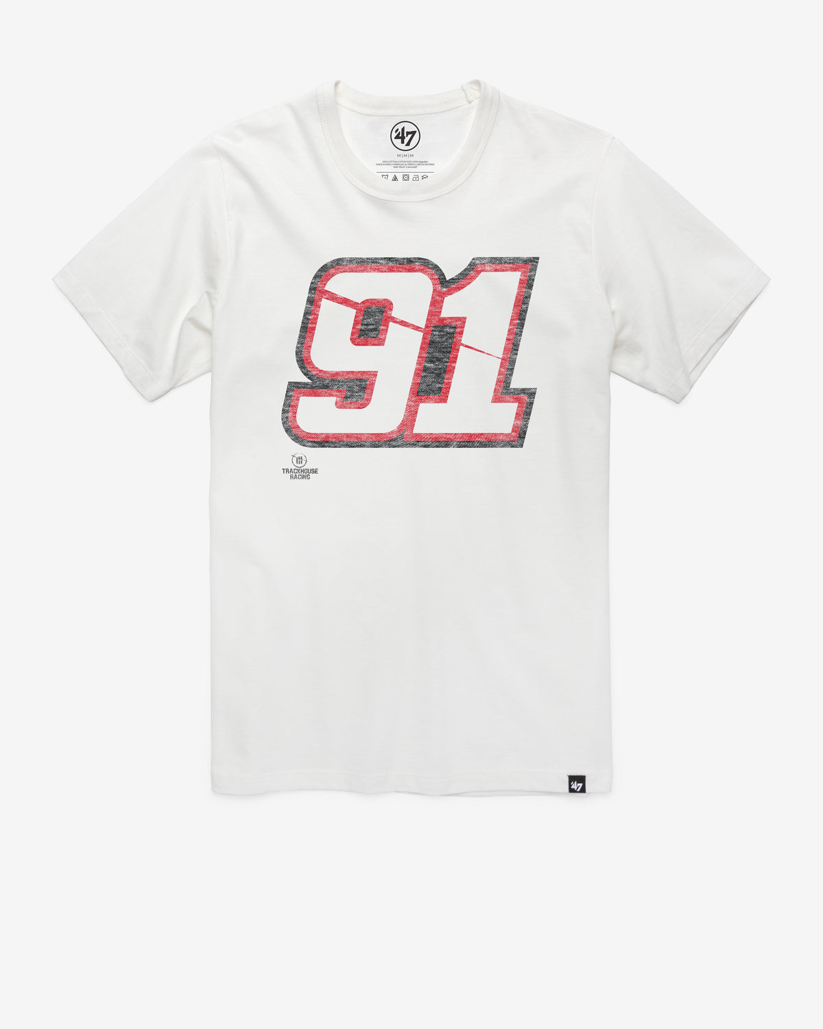 PROJECT 91 / TRACKHOUSE RACING PREMIER '47 FRANKLIN TEE WHITE WASH