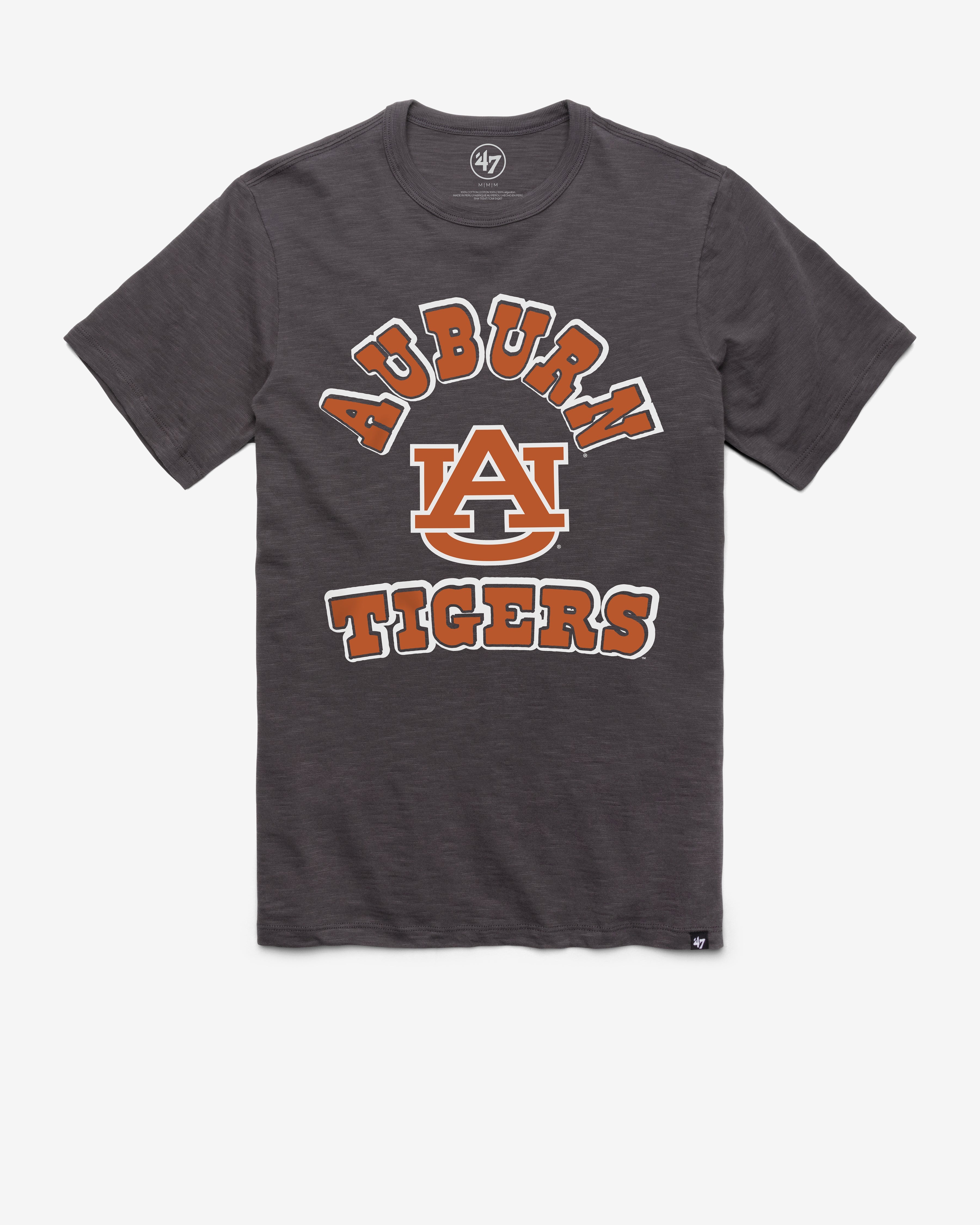 AUBURN TIGERS COMEBACK '47 SCRUM TEE CHARCOAL