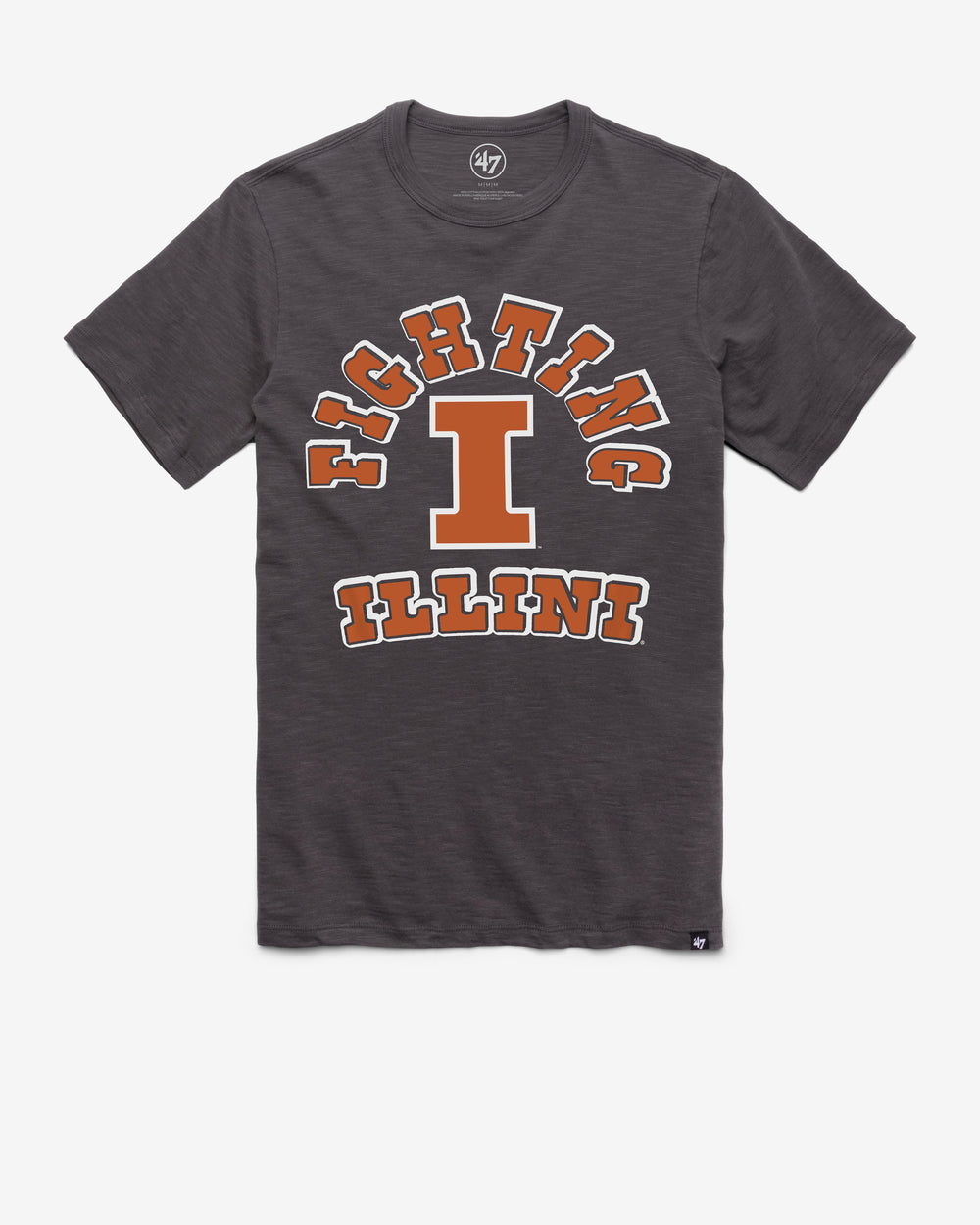 ILLINOIS FIGHTING ILLINI COMEBACK '47 SCRUM TEE CHARCOAL