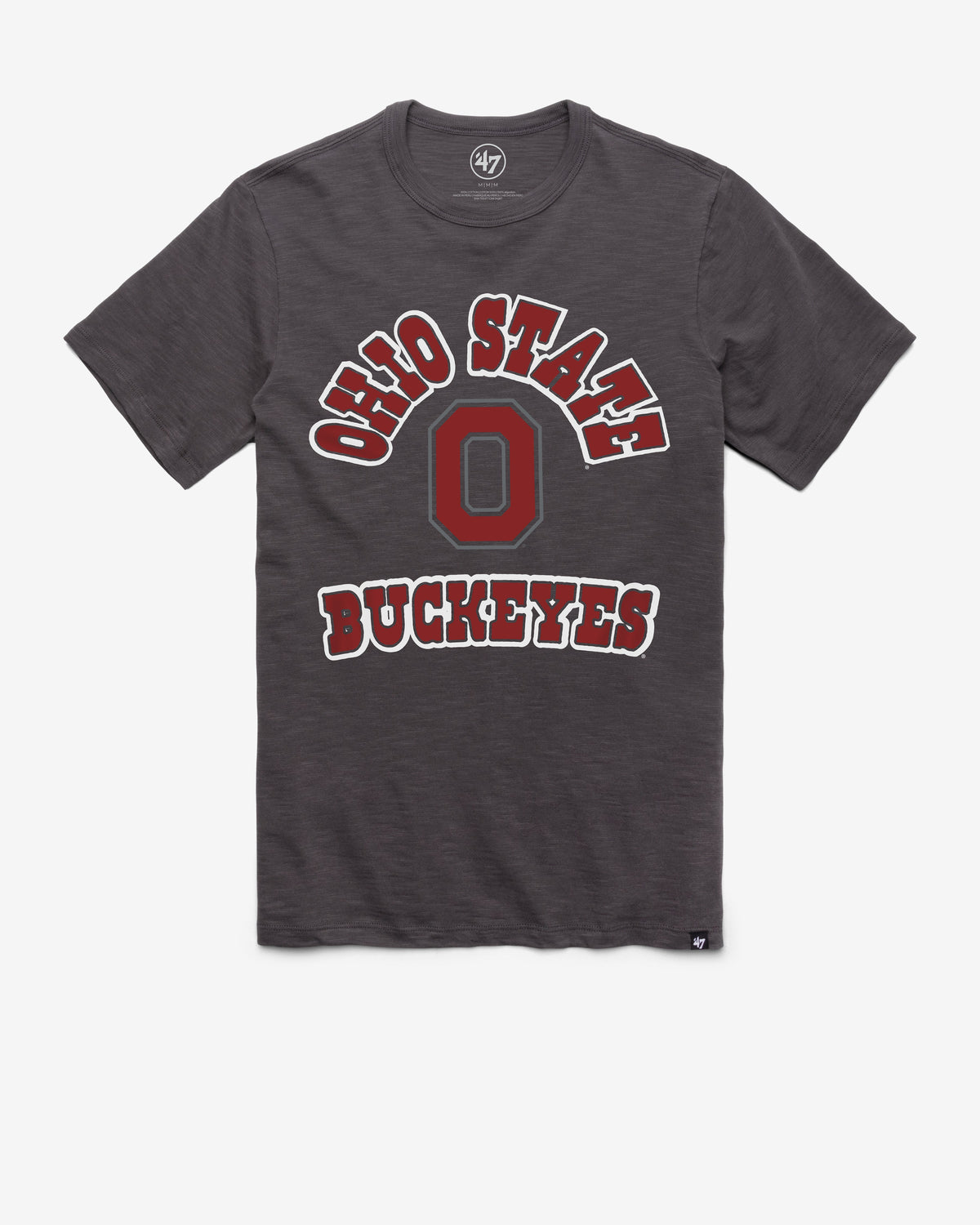 OHIO STATE BUCKEYES COMEBACK '47 SCRUM TEE CHARCOAL