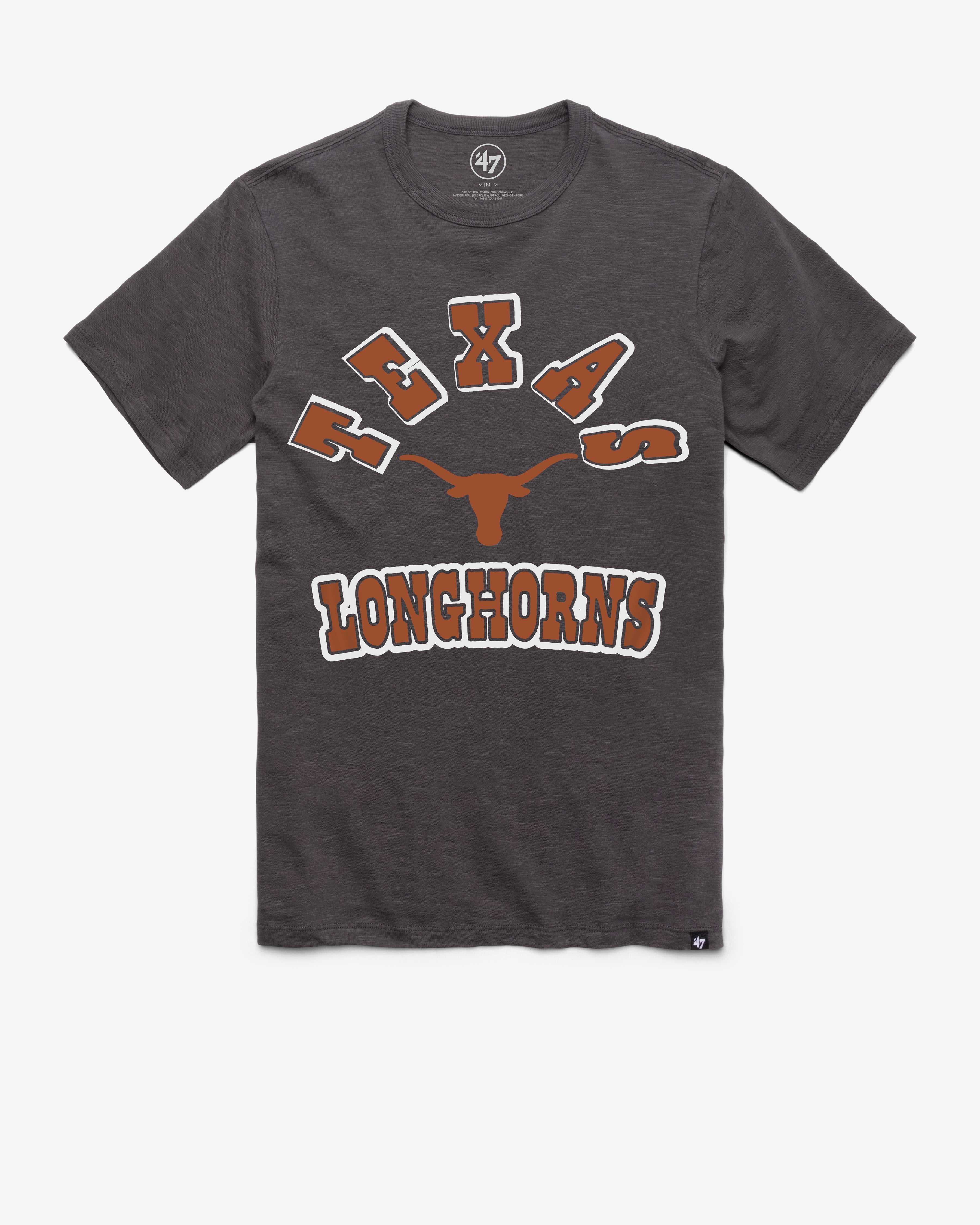 TEXAS LONGHORNS COMEBACK '47 SCRUM TEE CHARCOAL